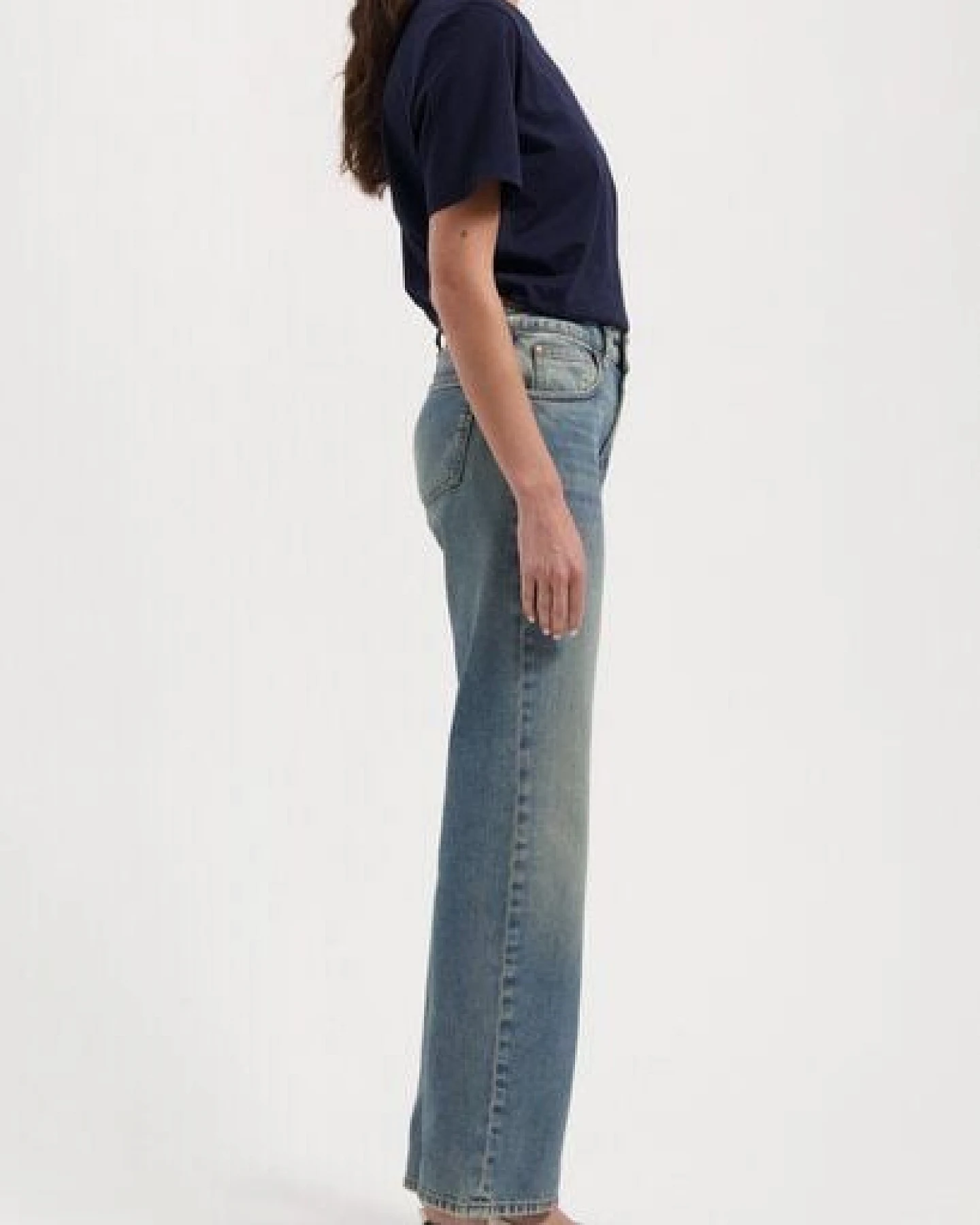 MUD Jeans Damen Jeans "Carry Mid Straight - Earth Vintage" – Ansicht 2