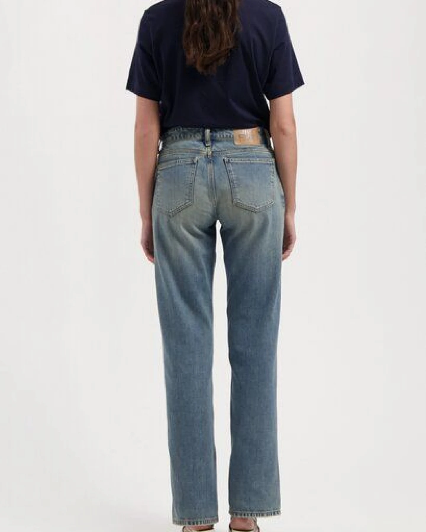MUD Jeans Damen Jeans "Carry Mid Straight - Earth Vintage" – Ansicht 3