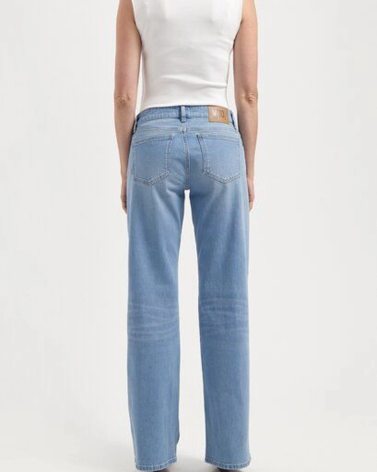 MUD Jeans Damen Jeans "Cleo Mid Loose - Light Stone Vintage" – Ansicht 3