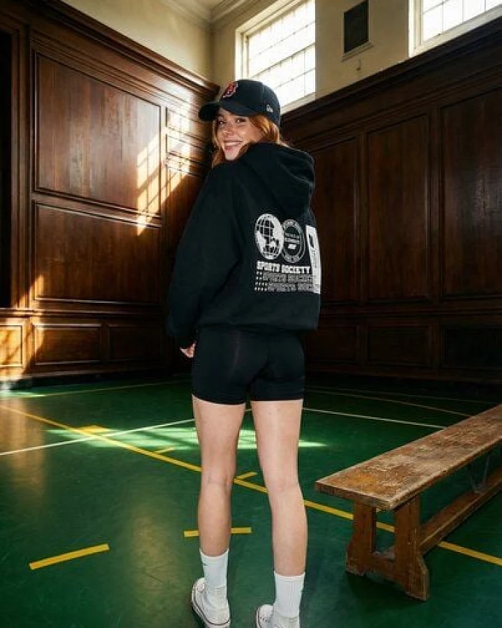 THE FACE OF ELEMENTS STATEMENT - OVERSIZED FIT HOODIE AUS 100% BIO-BAUMWOLLE