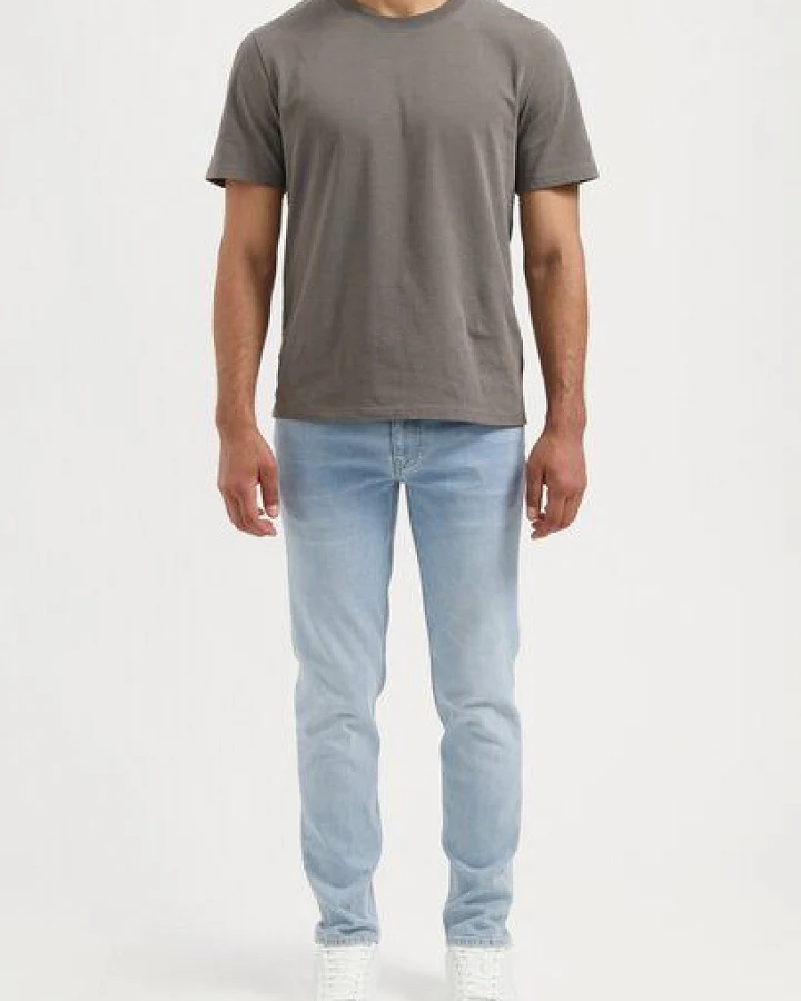 MUD Jeans Herren Jeans "Dunn Low Tapered - Light Aged"