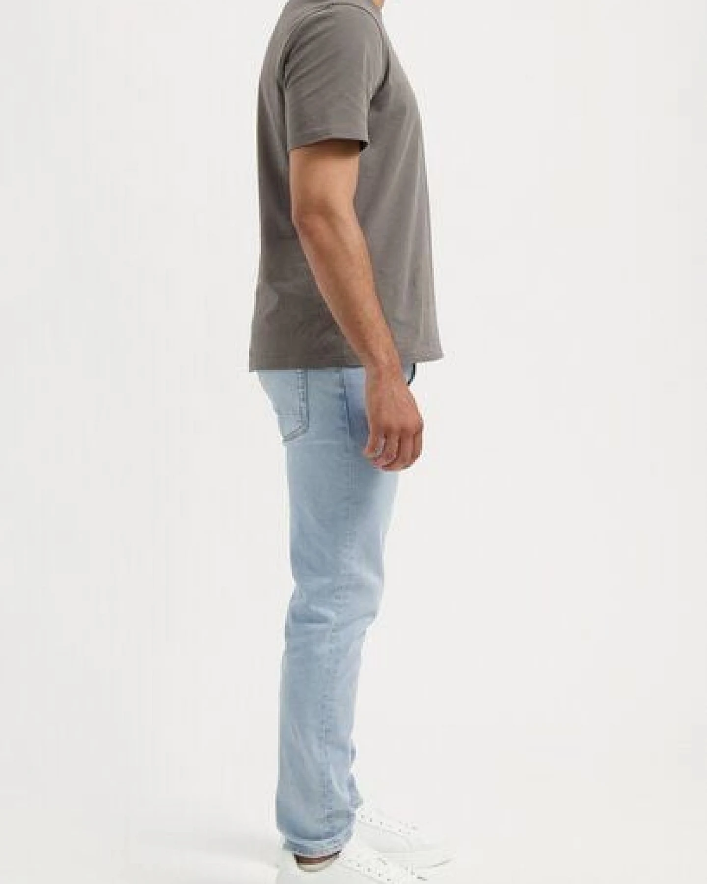 MUD Jeans Herren Jeans "Dunn Low Tapered - Light Aged" – Ansicht 2