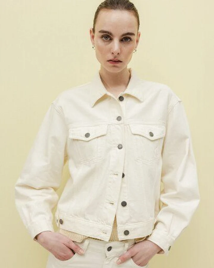 MUD Jeans Damen Jeans "Fran Jacket - Natural"