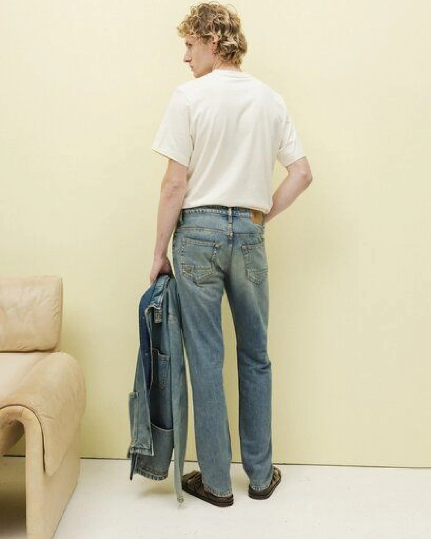 MUD Jeans Herren Jeans "Hank Mid Tapered - Earth Vintage" – Ansicht 2