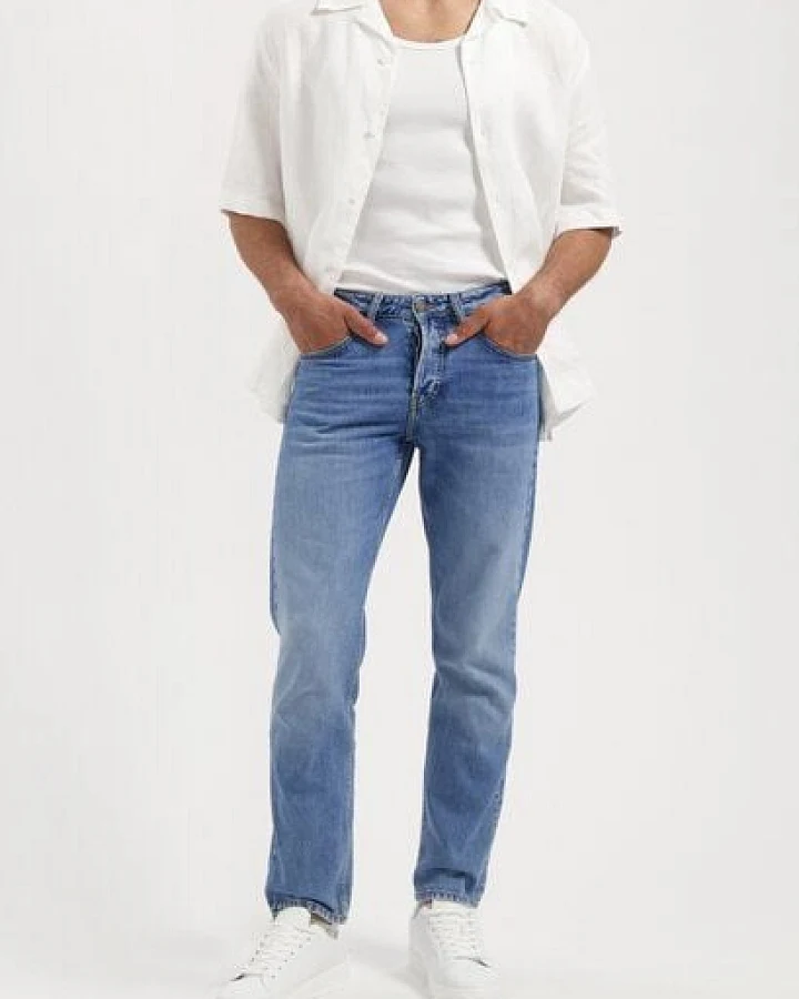 MUD Jeans Herren Jeans "Hank Mid Tapered - Medium Aged"