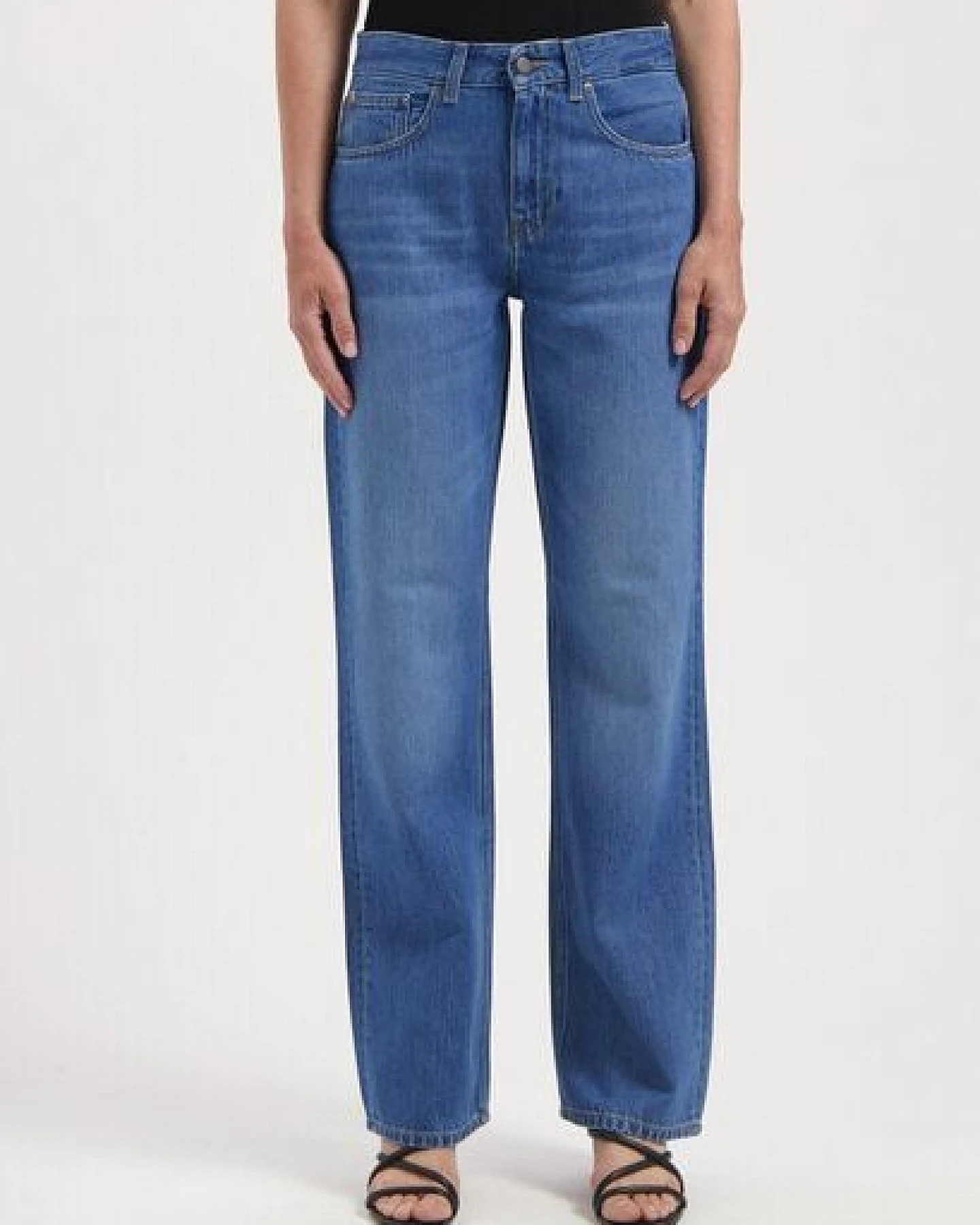 MUD Jeans Damen Jeans "Jamie Mid Loose Flow - Medium Vintage Stone" – Ansicht 4