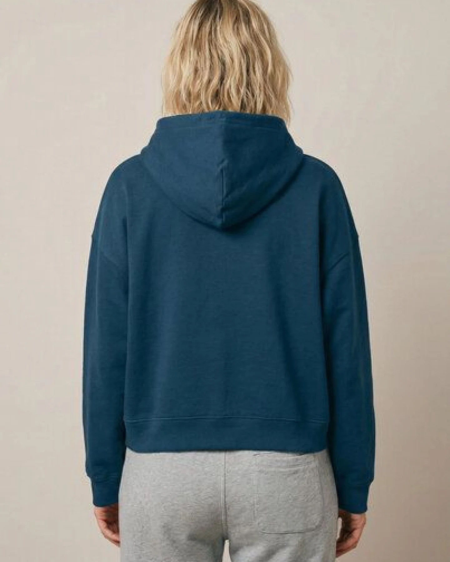 THE FACE OF ELEMENTS ESSENTIAL - RELAXED BOXY FIT HOODIE AUS 100% BIO-BAUMWOLLE – Ansicht 2