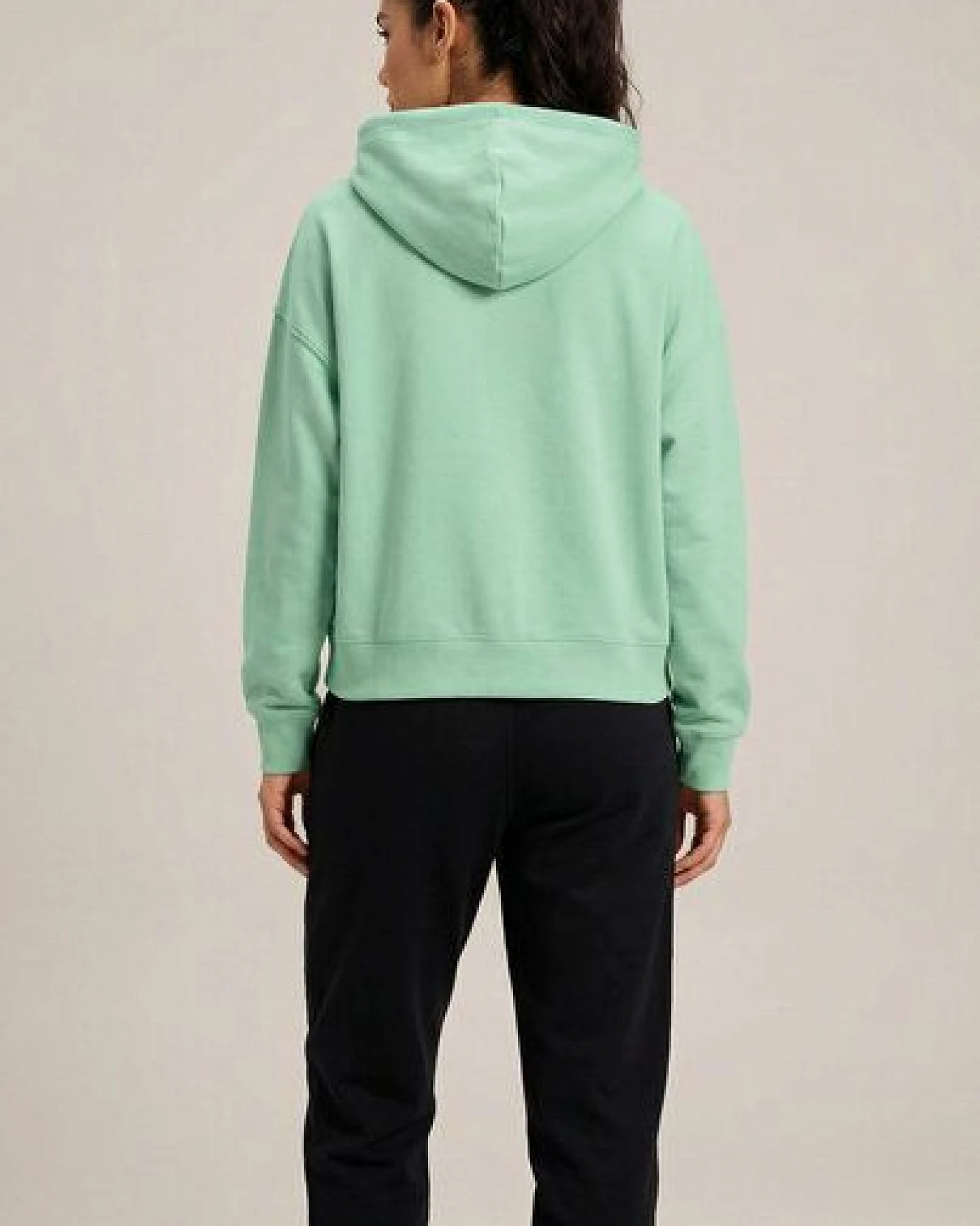 THE FACE OF ELEMENTS ESSENTIAL - RELAXED BOXY FIT HOODIE AUS 100% BIO-BAUMWOLLE – Ansicht 2