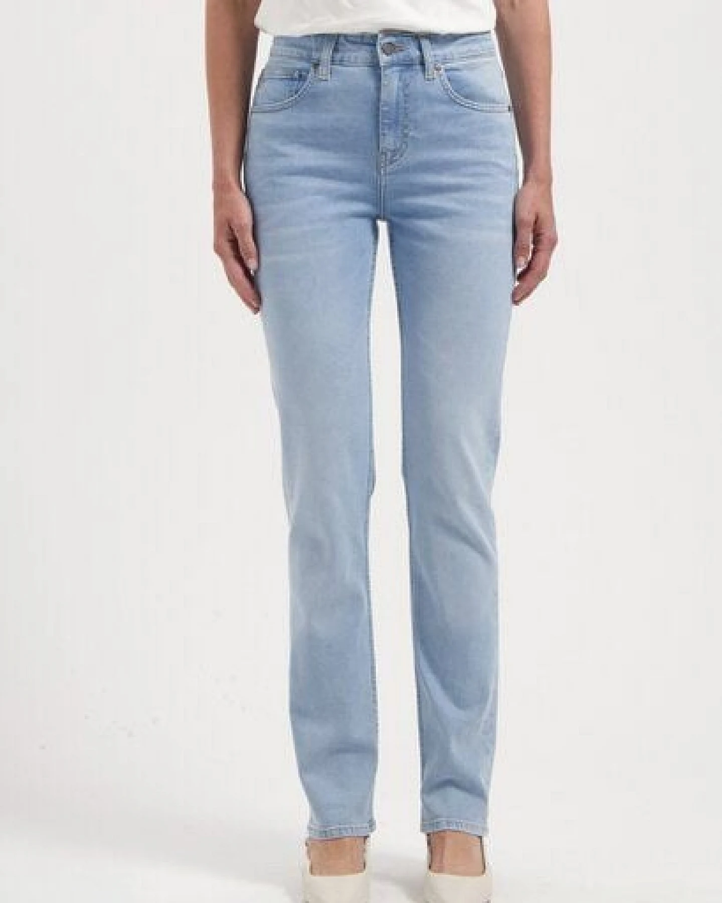 MUD Jeans Damen Jeans "Logan High Slim - Light Aged" – Ansicht 4