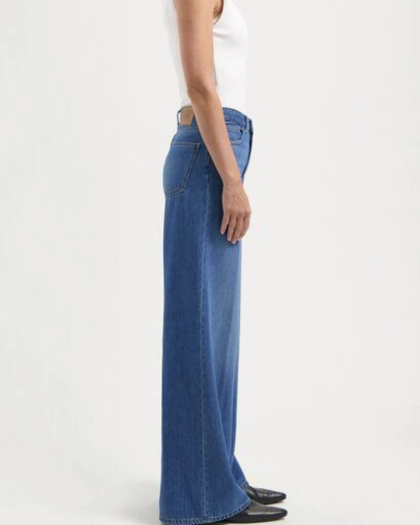 MUD Jeans Damen Jeans "Sara High Loose Flow - Medium Vintage Stone" – Ansicht 2