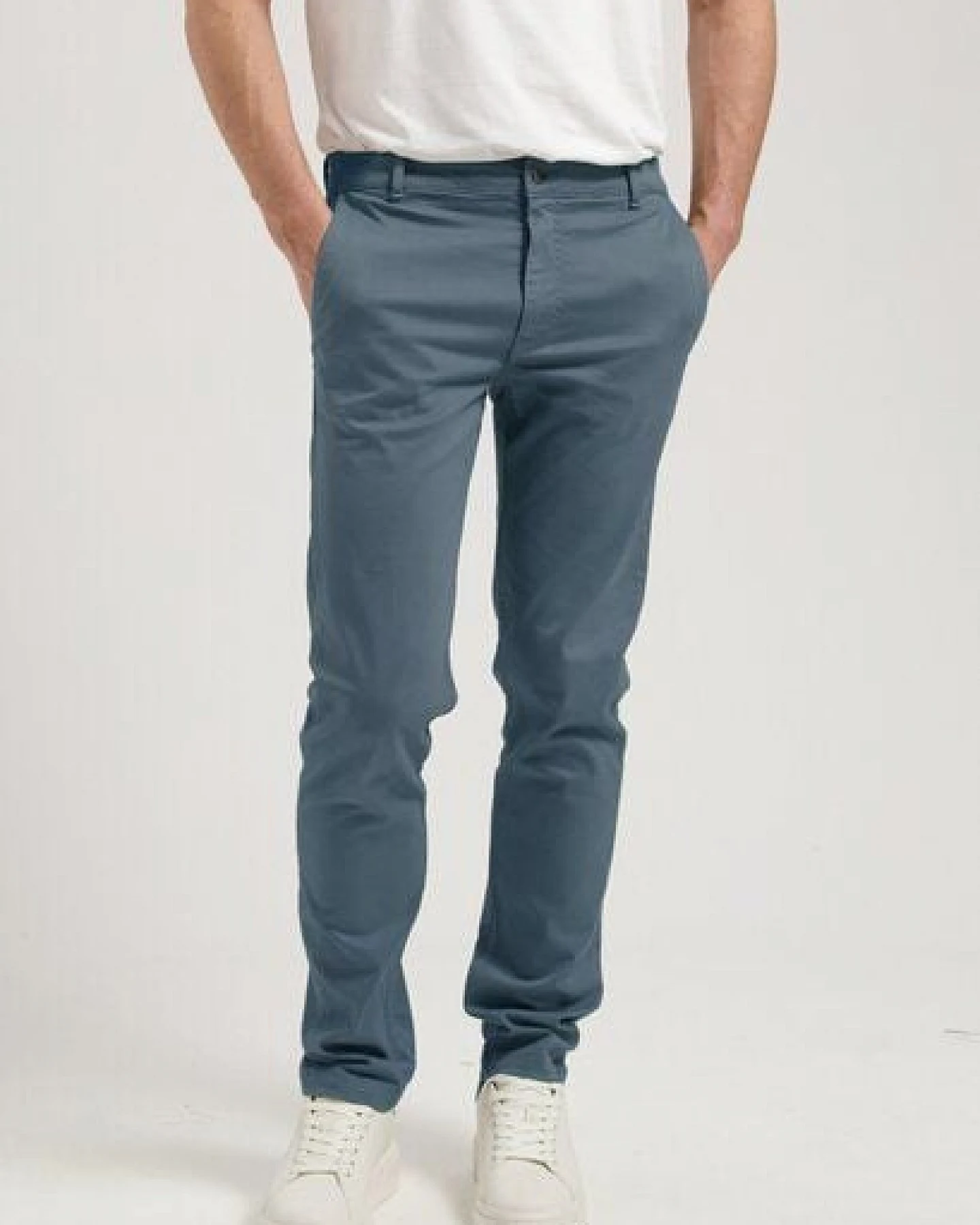 MUD Jeans Unisex Jeans "Scott Mid Tapered - Slate Blue" – Ansicht 3