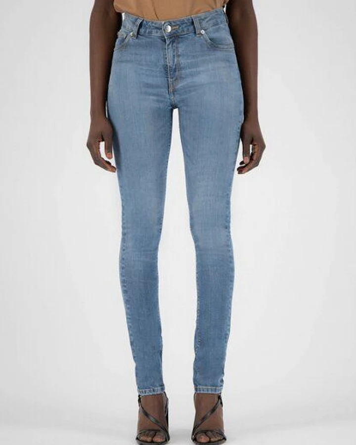MUD Jeans Damen Jeans "Skinny Hazen - Fan Stone"