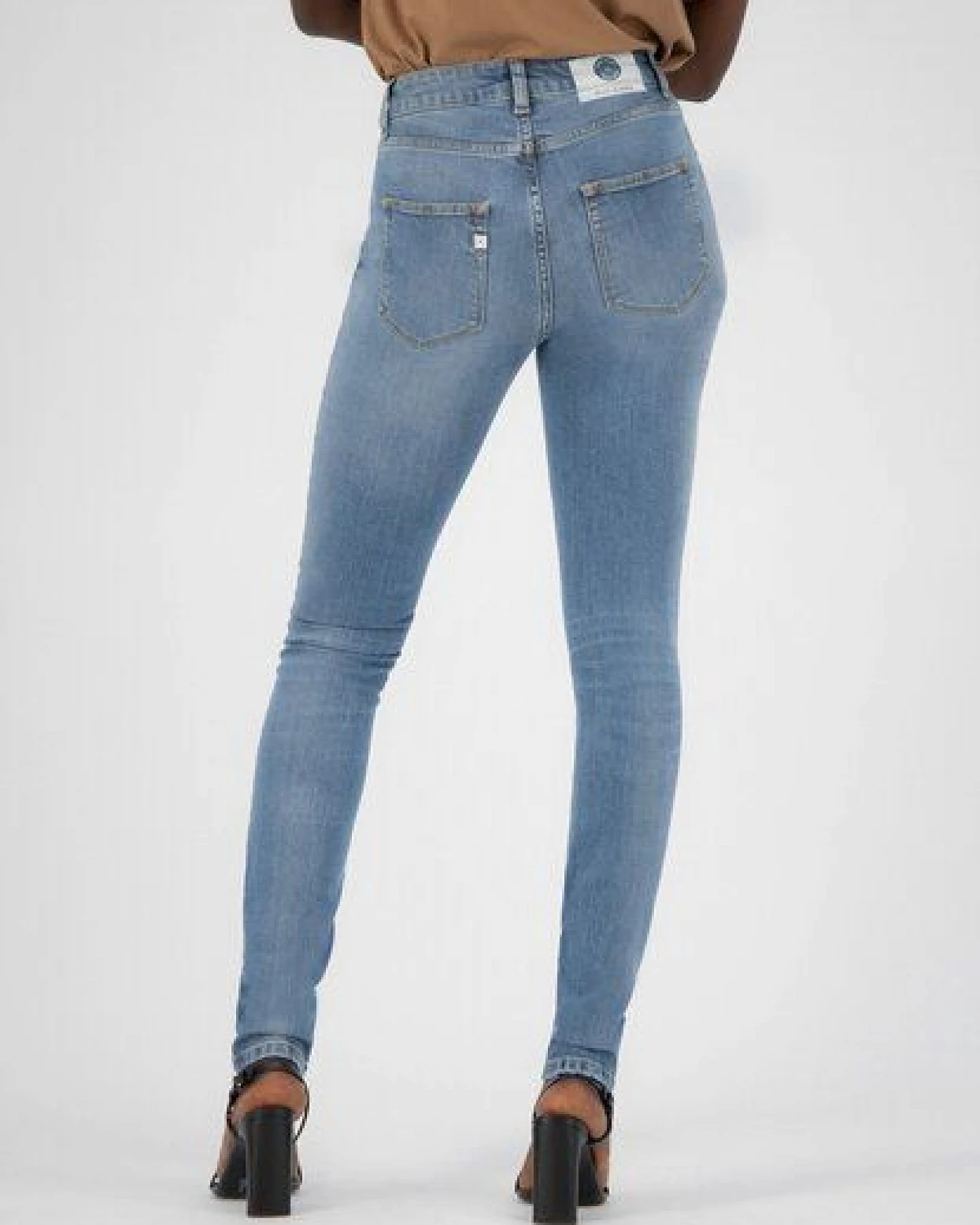MUD Jeans Damen Jeans "Skinny Hazen - Fan Stone" – Ansicht 4