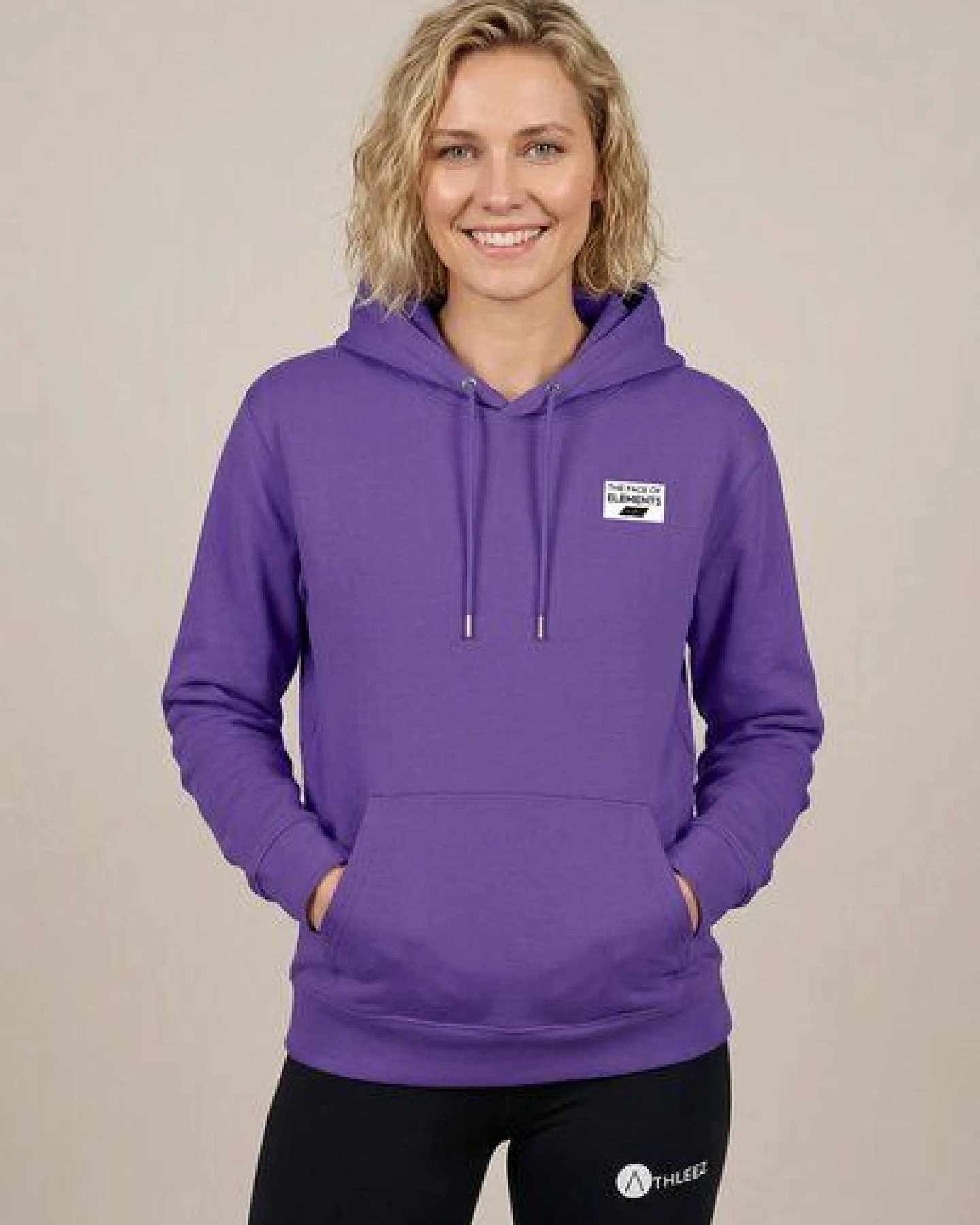THE FACE OF ELEMENTS COLOR RUSH - REGULAR FIT HOODIE AUS 100% BIO-BAUMWOLLE – Ansicht 2