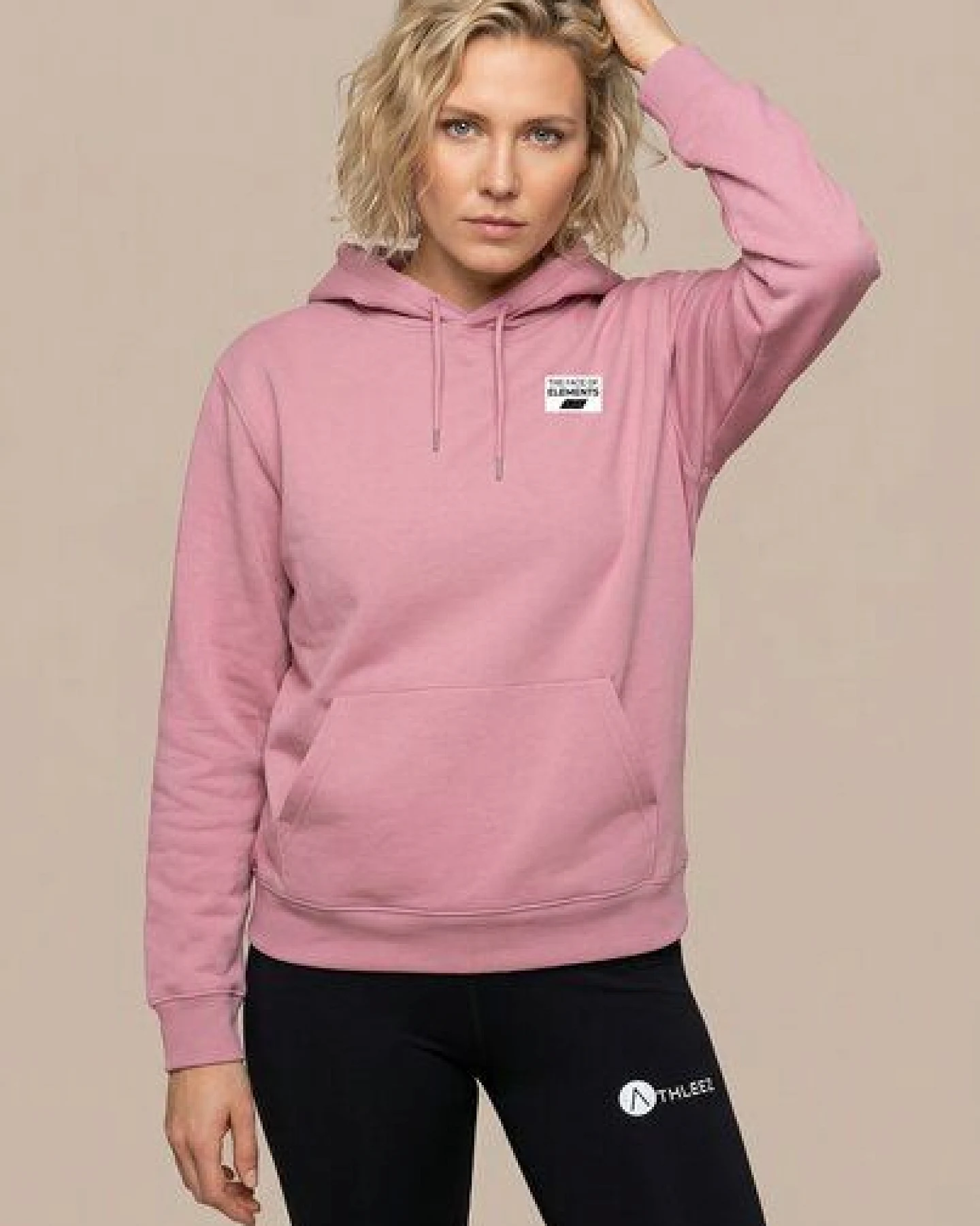 THE FACE OF ELEMENTS COLOR RUSH - REGULAR FIT HOODIE AUS 100% BIO-BAUMWOLLE – Ansicht 2
