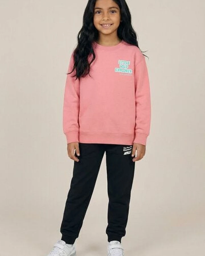 THE FACE OF ELEMENTS LITTLE WILD EXPLORER - RELAXED FIT KIDS SWEATSHIRT AUS 100% BIO-BAUMWOLLE
