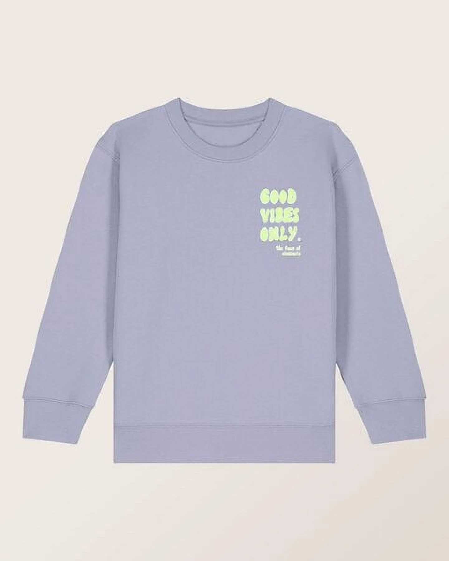 THE FACE OF ELEMENTS GOOD VIBES ONLY - RELAXED FIT KIDS SWEATSHIRT AUS 100% BIO-BAUMWOLLE – Ansicht 4