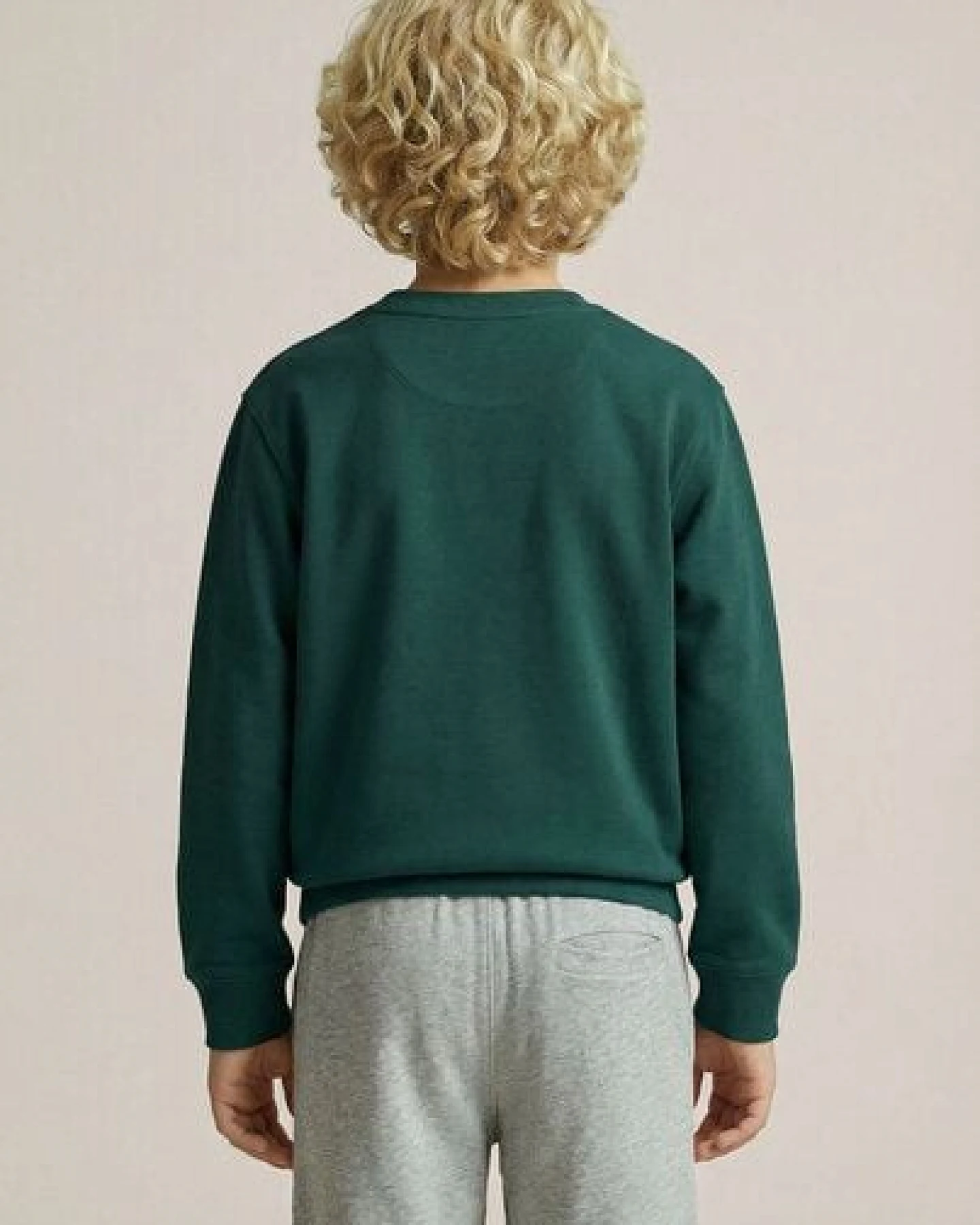 THE FACE OF ELEMENTS GOOD VIBES ONLY - RELAXED FIT KIDS SWEATSHIRT AUS 100% BIO-BAUMWOLLE – Ansicht 2