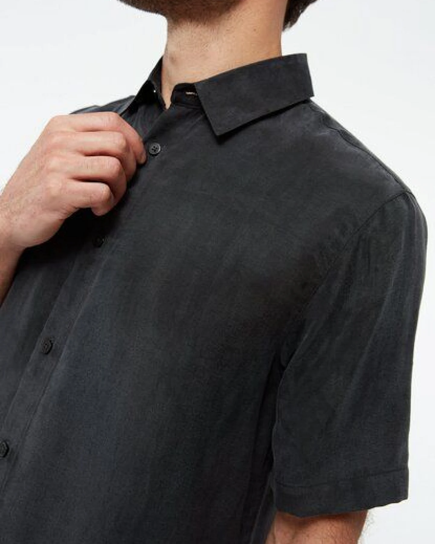 Givn Berlin Kurzarmhemd GBKODA aus TENCEL mit Peach-Effekt – Ansicht 3