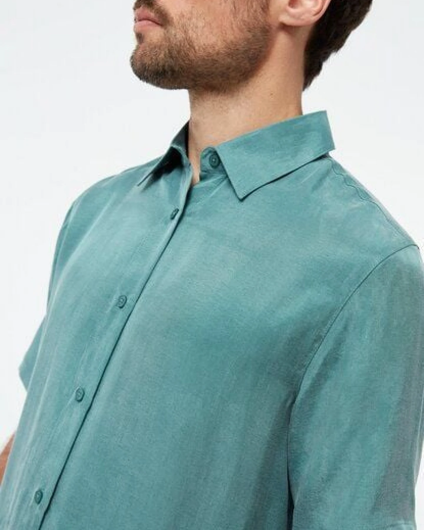 Givn Berlin Kurzarmhemd GBKODA aus TENCEL mit Peach-Effekt – Ansicht 3