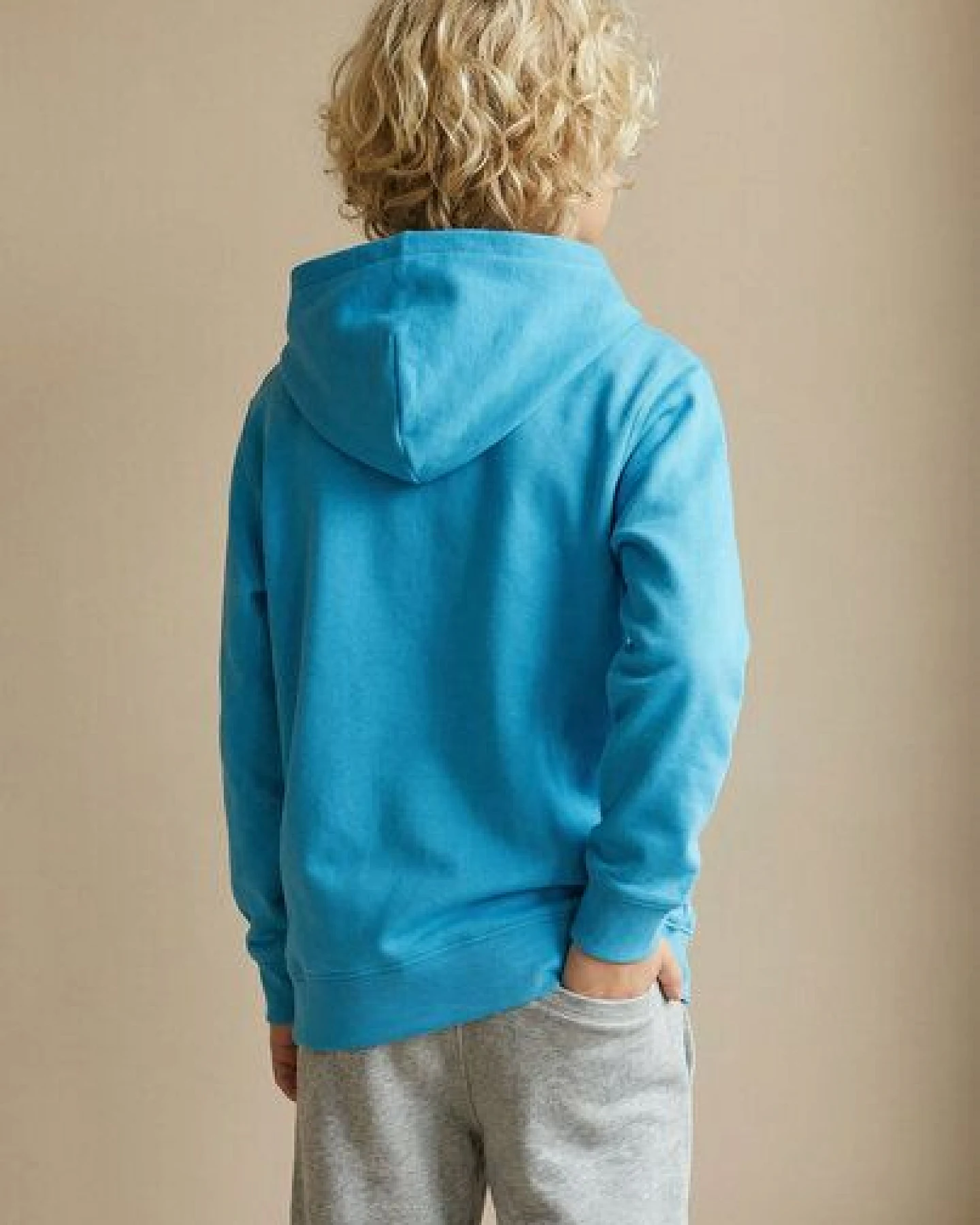 THE FACE OF ELEMENTS PLAYFUL COLOR RUSH - RELAXED FIT KIDS HOODIE AUS 100% BIO-BAUMWOLLE – Ansicht 2