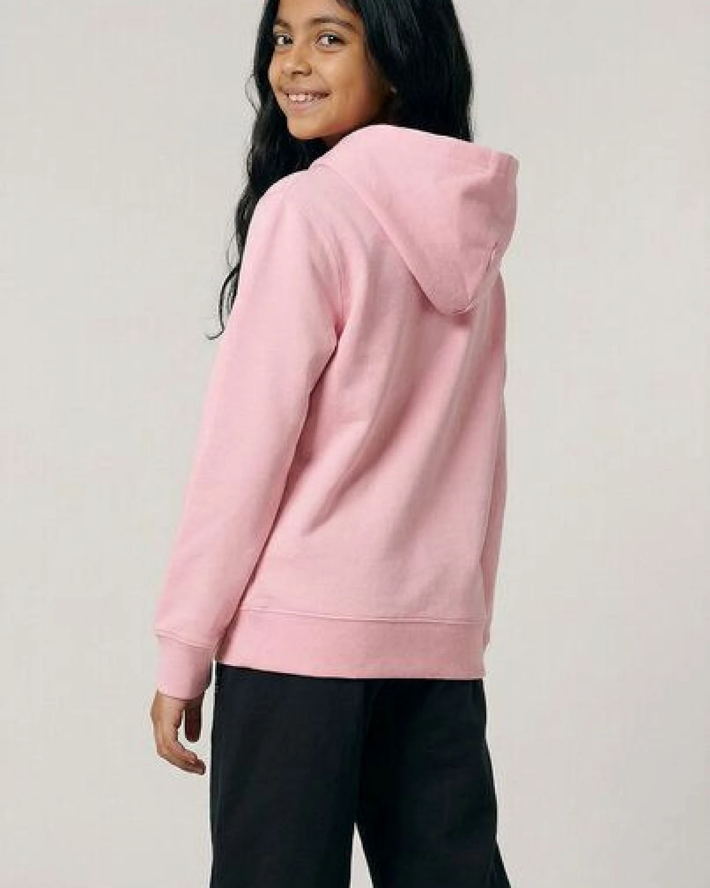 THE FACE OF ELEMENTS PLAYFUL COLOR RUSH - RELAXED FIT KIDS HOODIE AUS 100% BIO-BAUMWOLLE – Ansicht 2