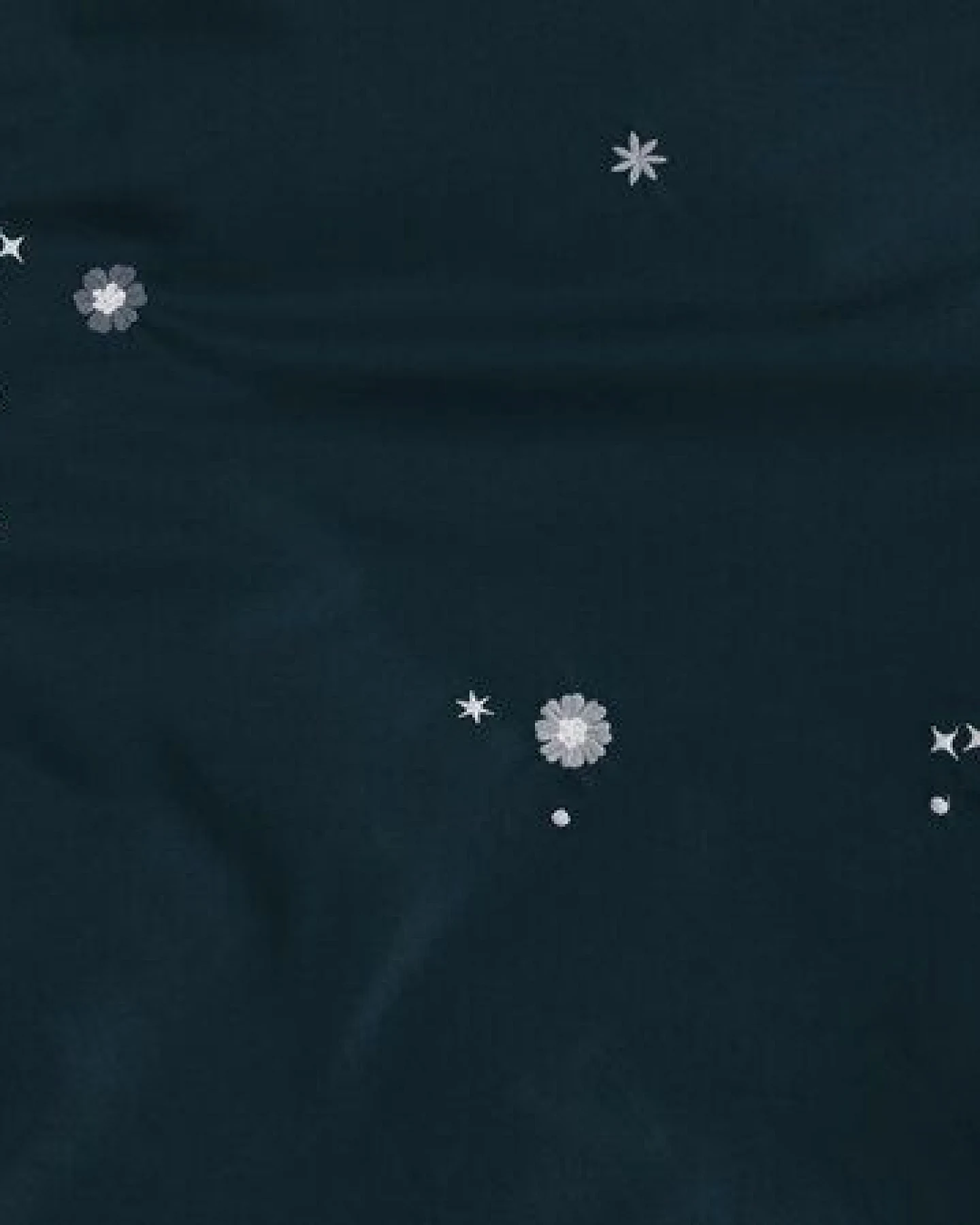 Yumeko Kinderbettwäsche Baumwollsatin Blueberry Starry Flower – Ansicht 4