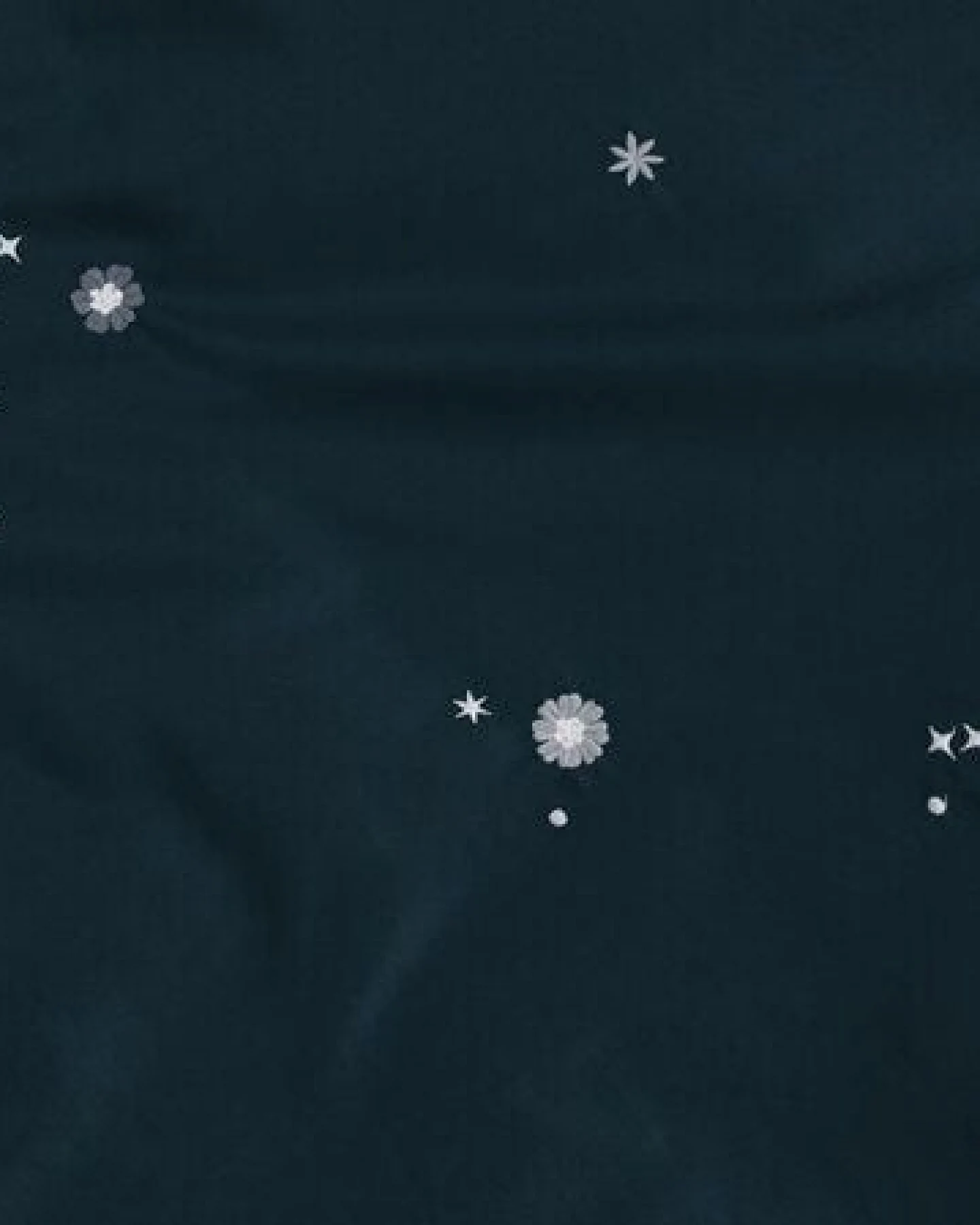Yumeko Kinderbettwäsche Baumwollsatin Blueberry Starry Flower – Ansicht 4