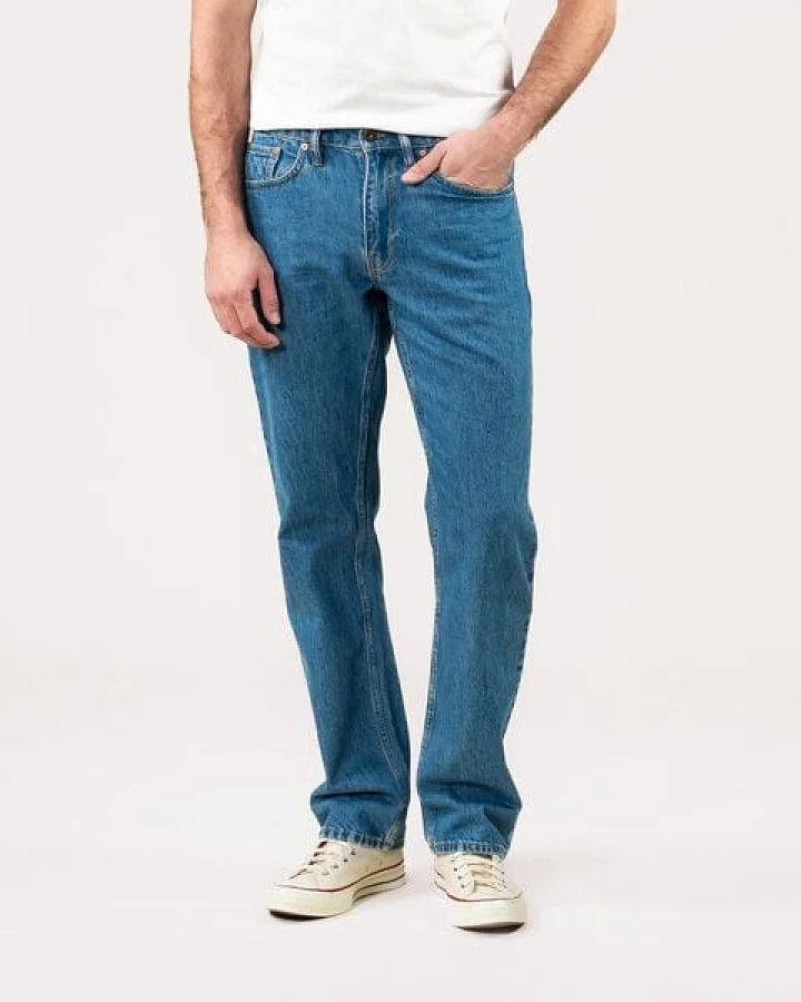 Kuyichi SCOTT Regular Jeans (medium blue) aus 70% Bio-Baumwolle und 30% recycelter Baumwolle