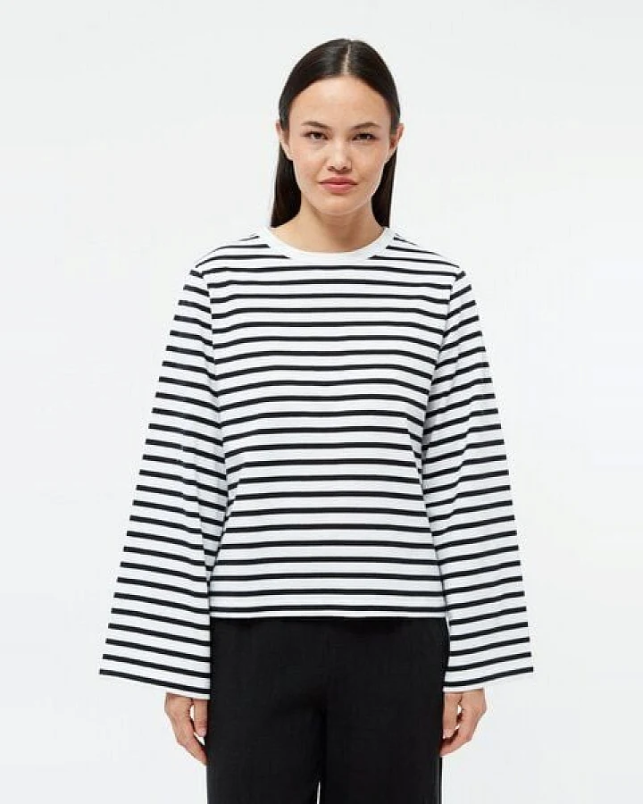 Givn Berlin Gestreiftes Langarmshirt GBLACEY aus Bio-Baumwolle