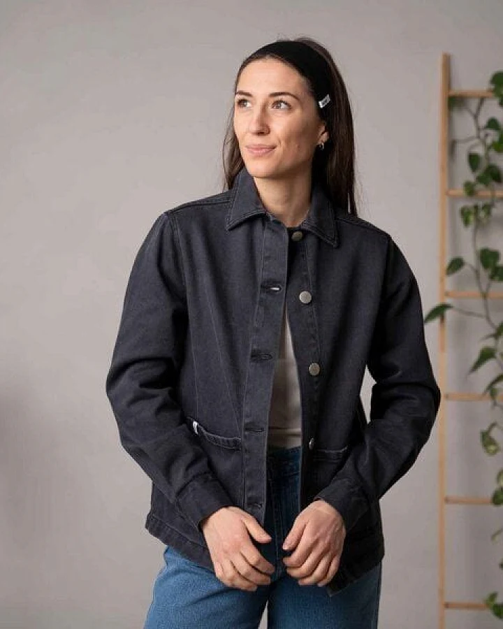 Vresh Clothing Valerie - Jeans Jacke aus Biobaumwolle