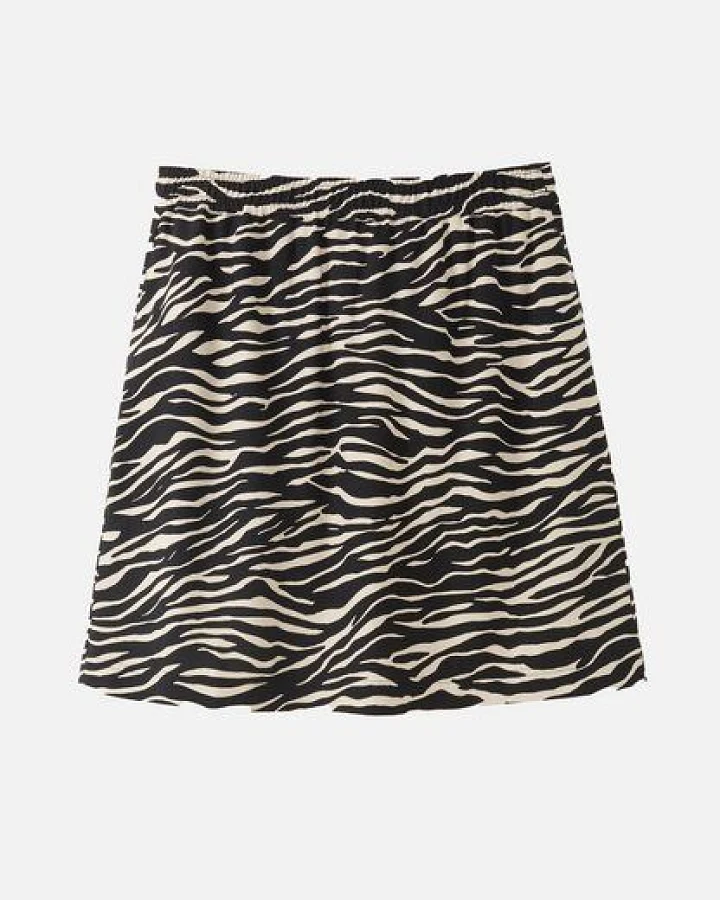 Damen Rock aus LENZING ECOVERO Viskose - ZEDOARY ZEBRA - recolution