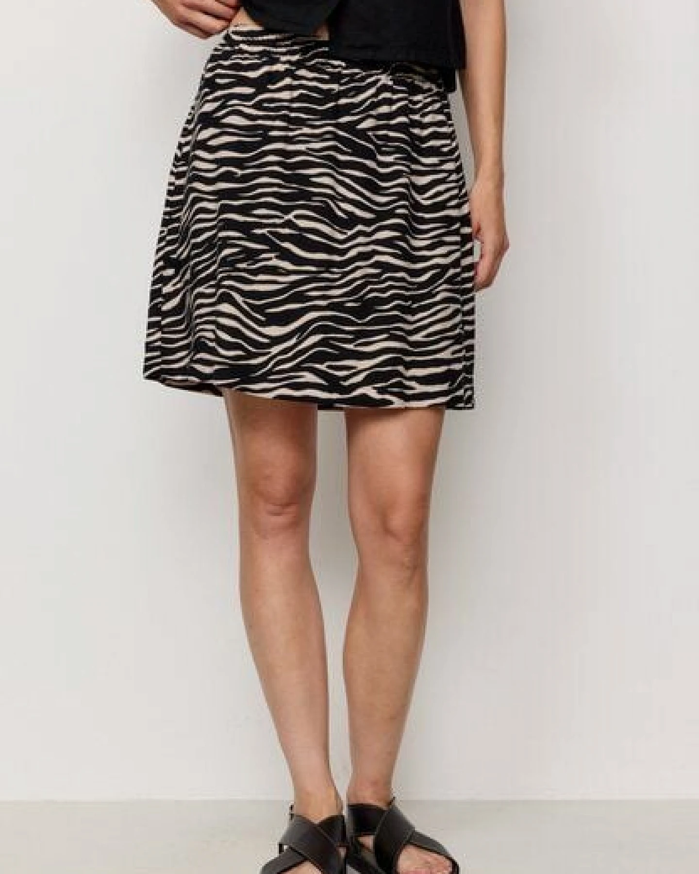 Damen Rock aus LENZING ECOVERO Viskose - ZEDOARY ZEBRA - recolution – Ansicht 4