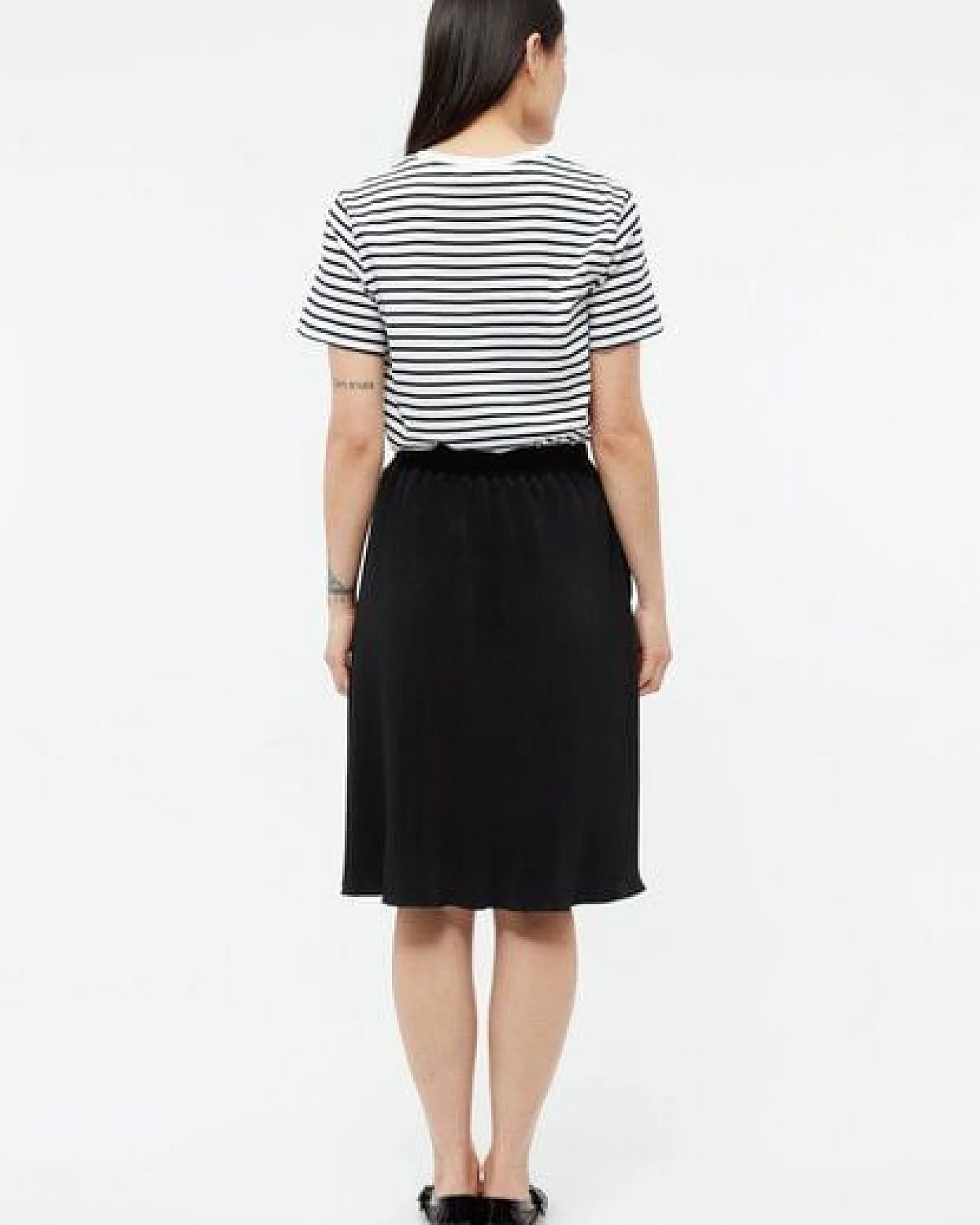 Givn Berlin Plisseerock GBLEONIE aus recyceltem Polyester - Black (Pleats) – Ansicht 4