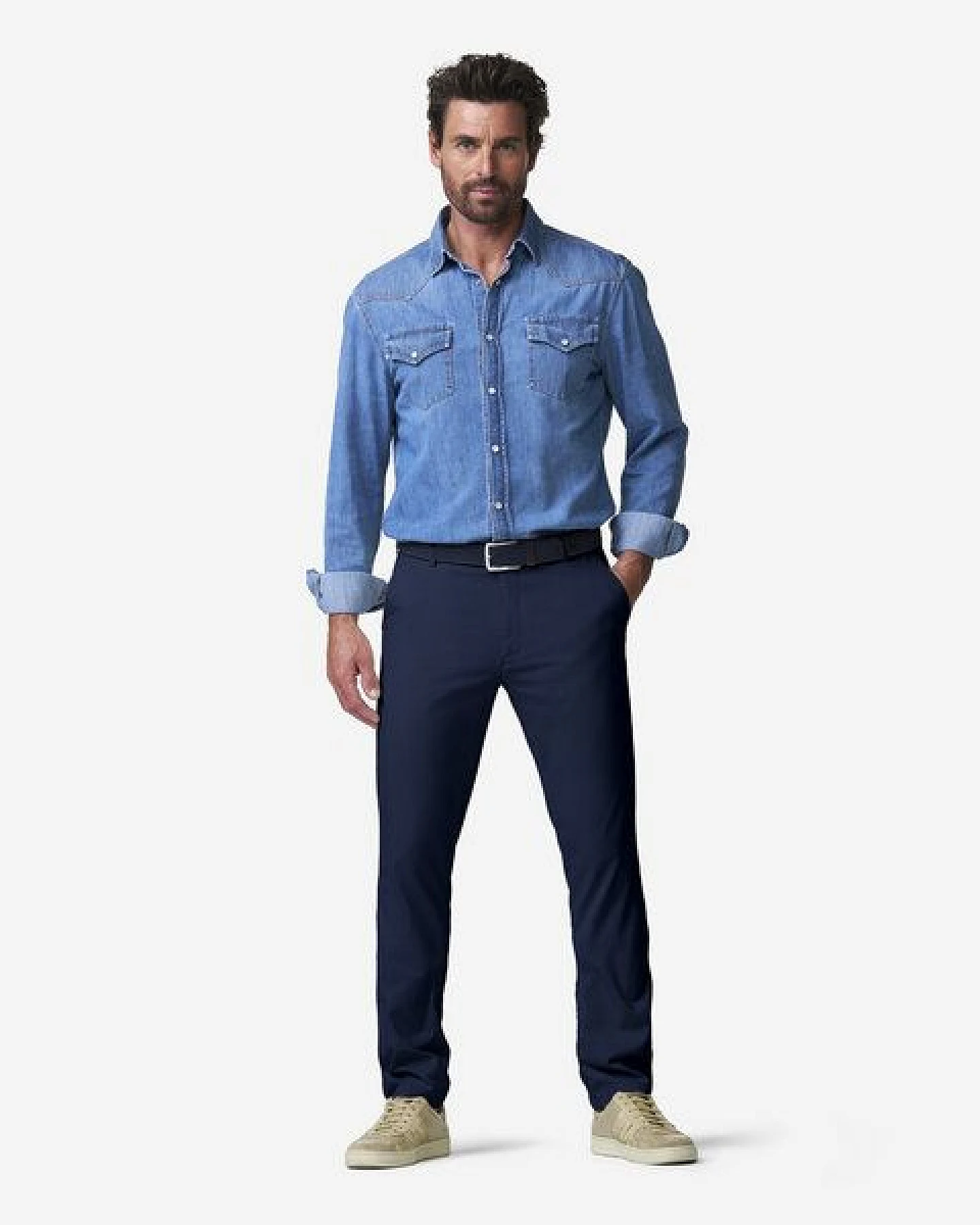 MEYER Baumwoll-Tencel Chino – Ansicht 2