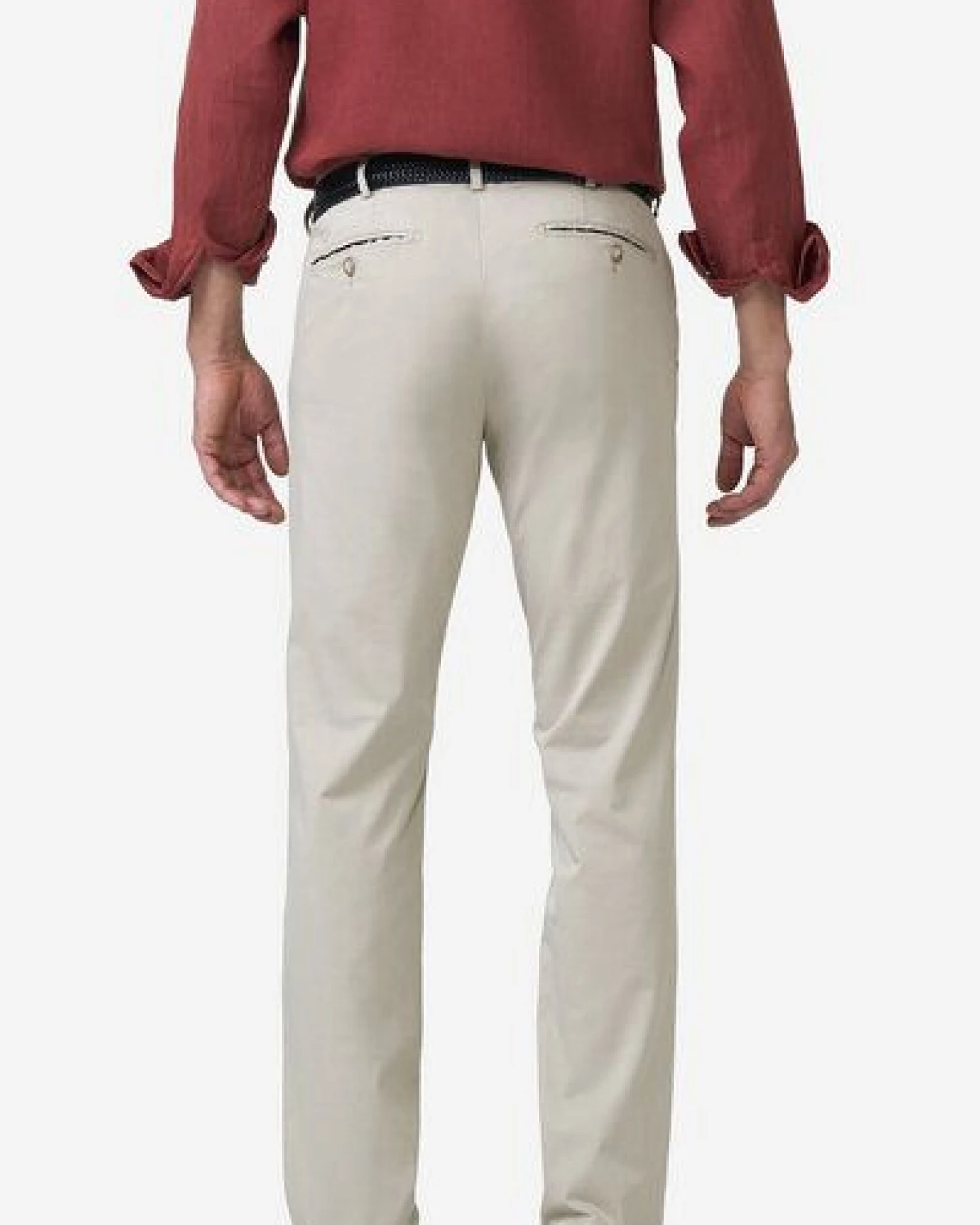 MEYER Chino im Mikro Print – Ansicht 3