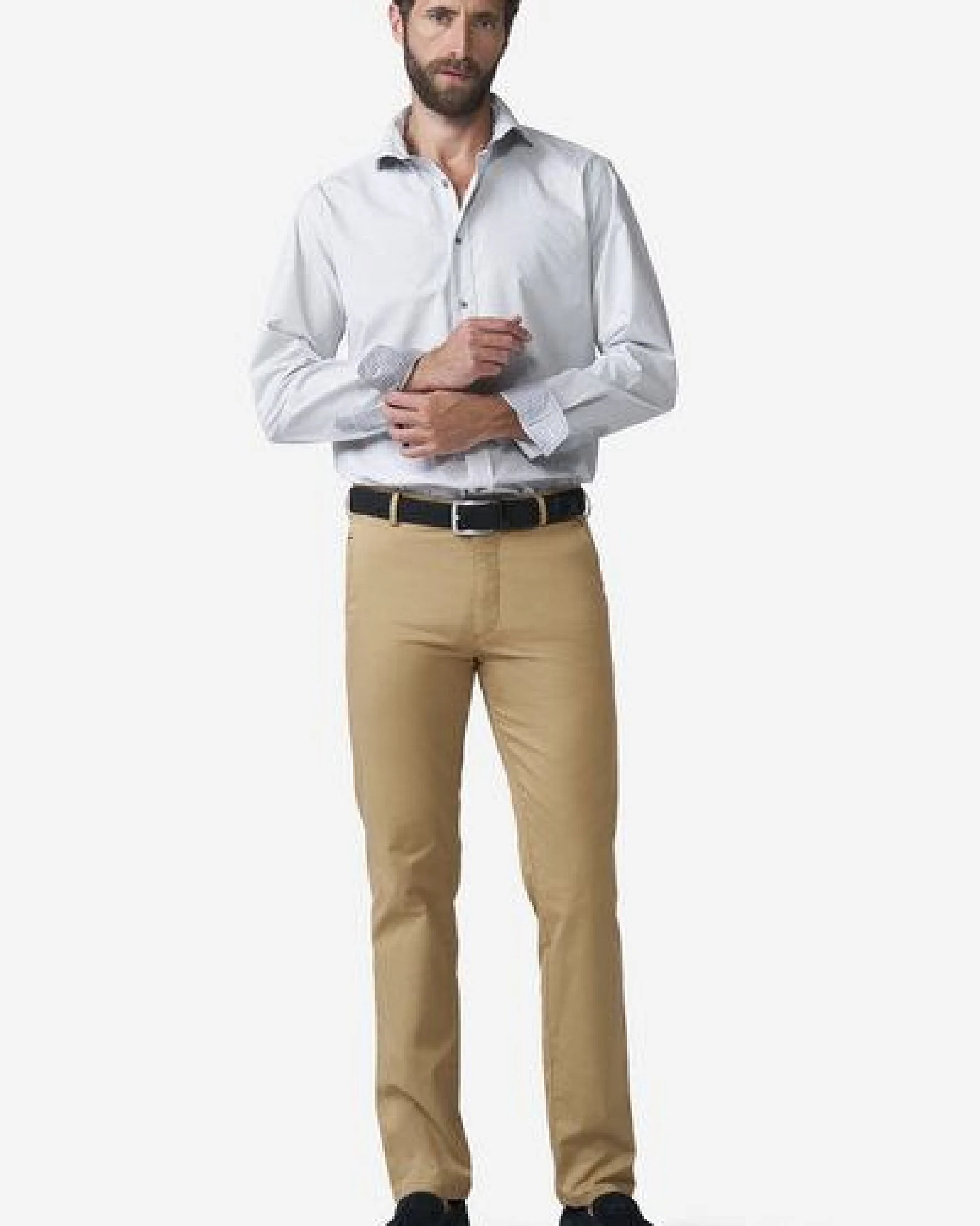 MEYER Chino im Mikro Print – Ansicht 2