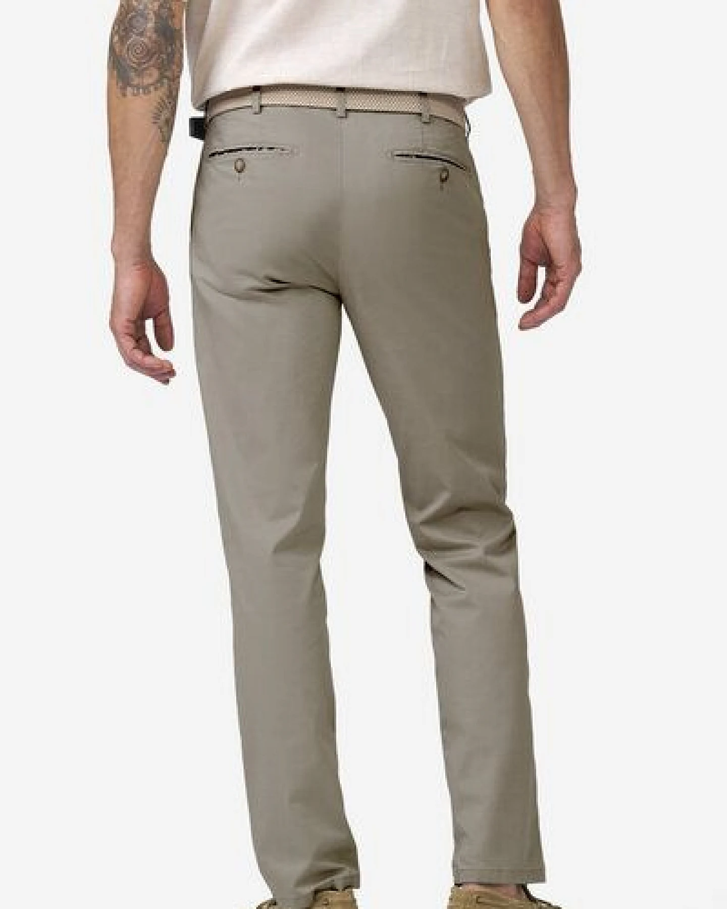 MEYER Chino im Mikro Print – Ansicht 3
