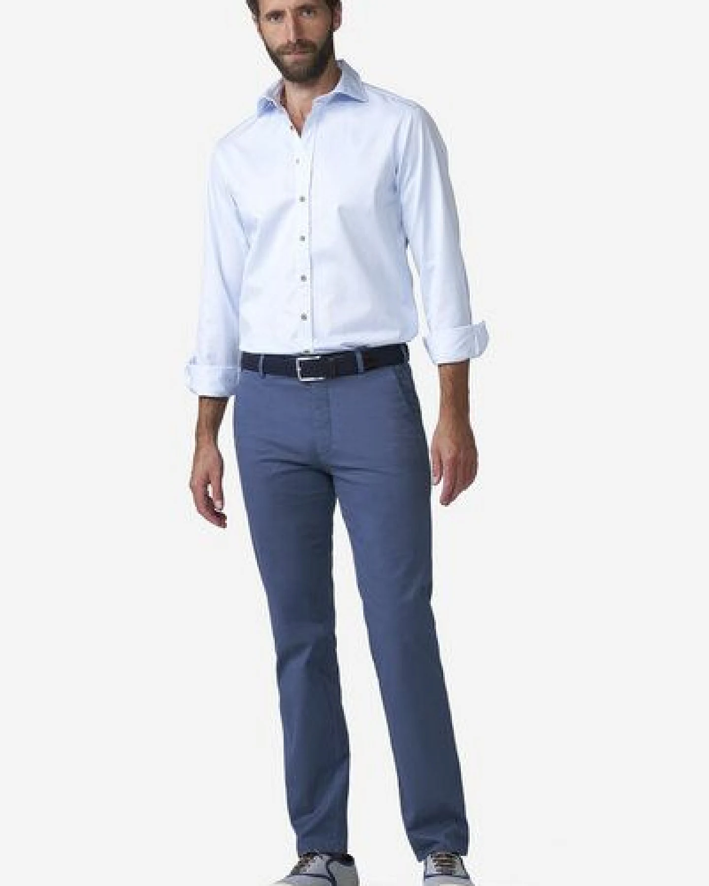 MEYER Chino im Mikro Print – Ansicht 2