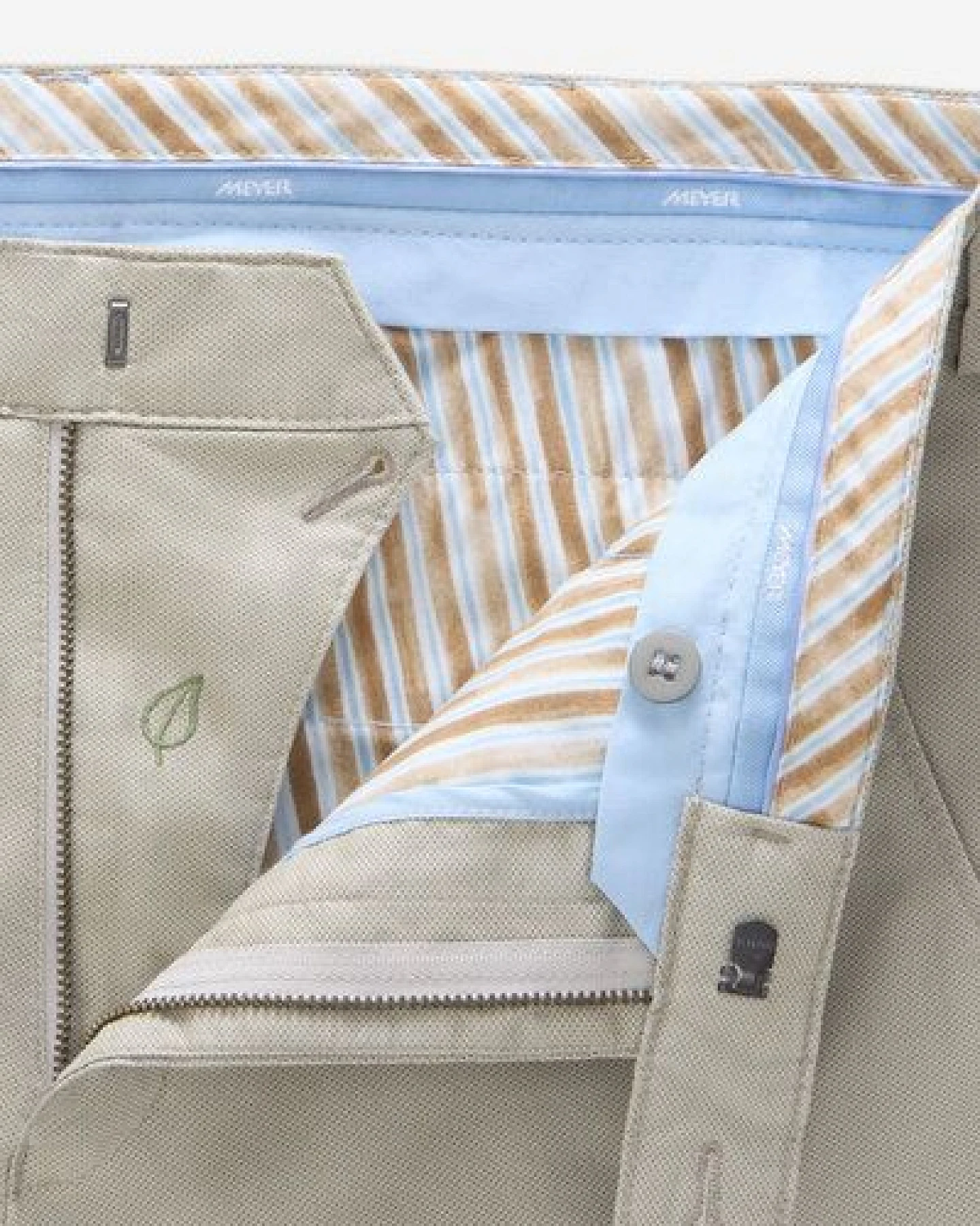 MEYER Chino im Mikro Print – Ansicht 3