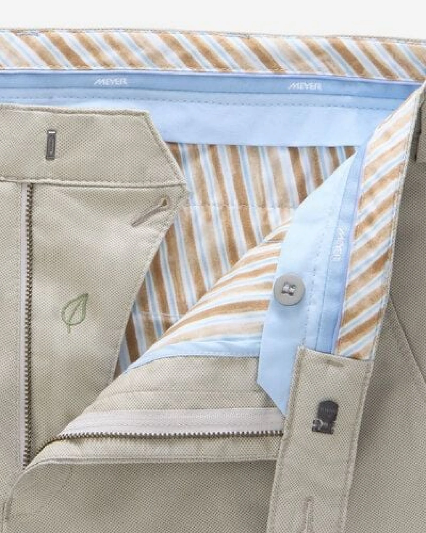 MEYER Chino im Mikro Print – Ansicht 4