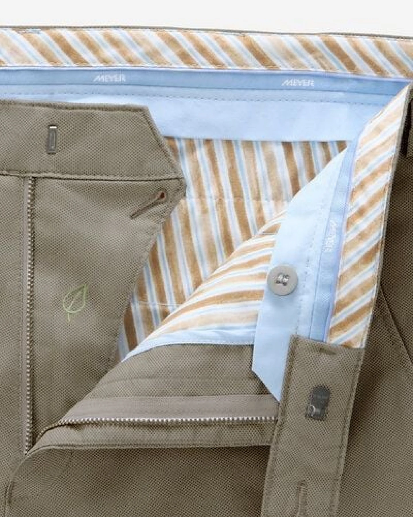 MEYER Chino im Mikro Print – Ansicht 3