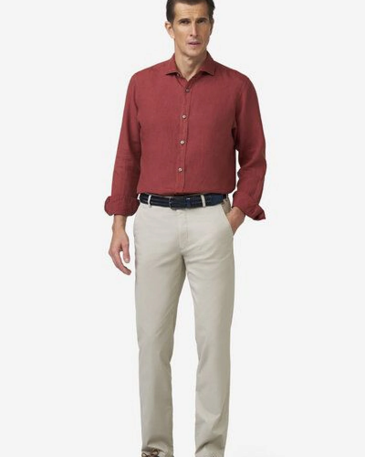 MEYER Chino im Mikro Print – Ansicht 2