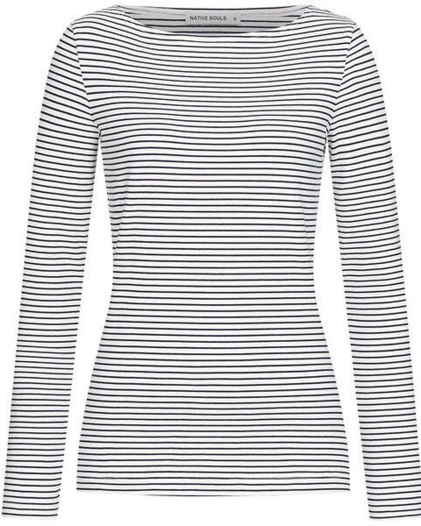 NATIVE SOULS Longsleeve Stripes für Damen aus Bio-Baumwolle – Ansicht 2
