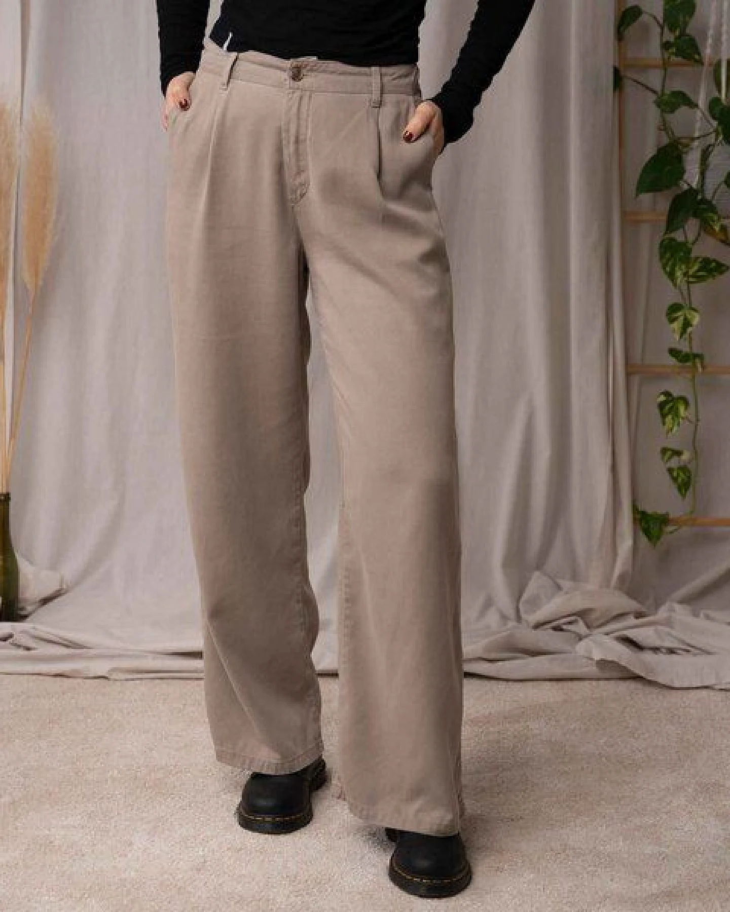 Vresh Clothing Vilissa - Wide-Leg Hose aus TENCEL (TM) Lyocell – Ansicht 2