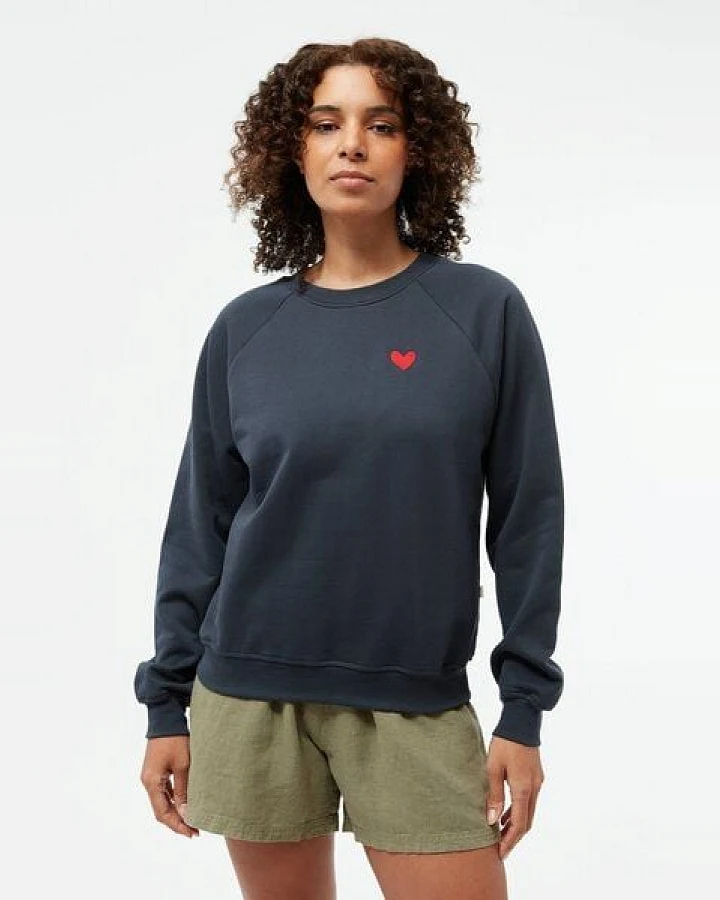 Givn Berlin Sweater GBYARA (Heart) aus Bio-Baumwolle mit Stickerei