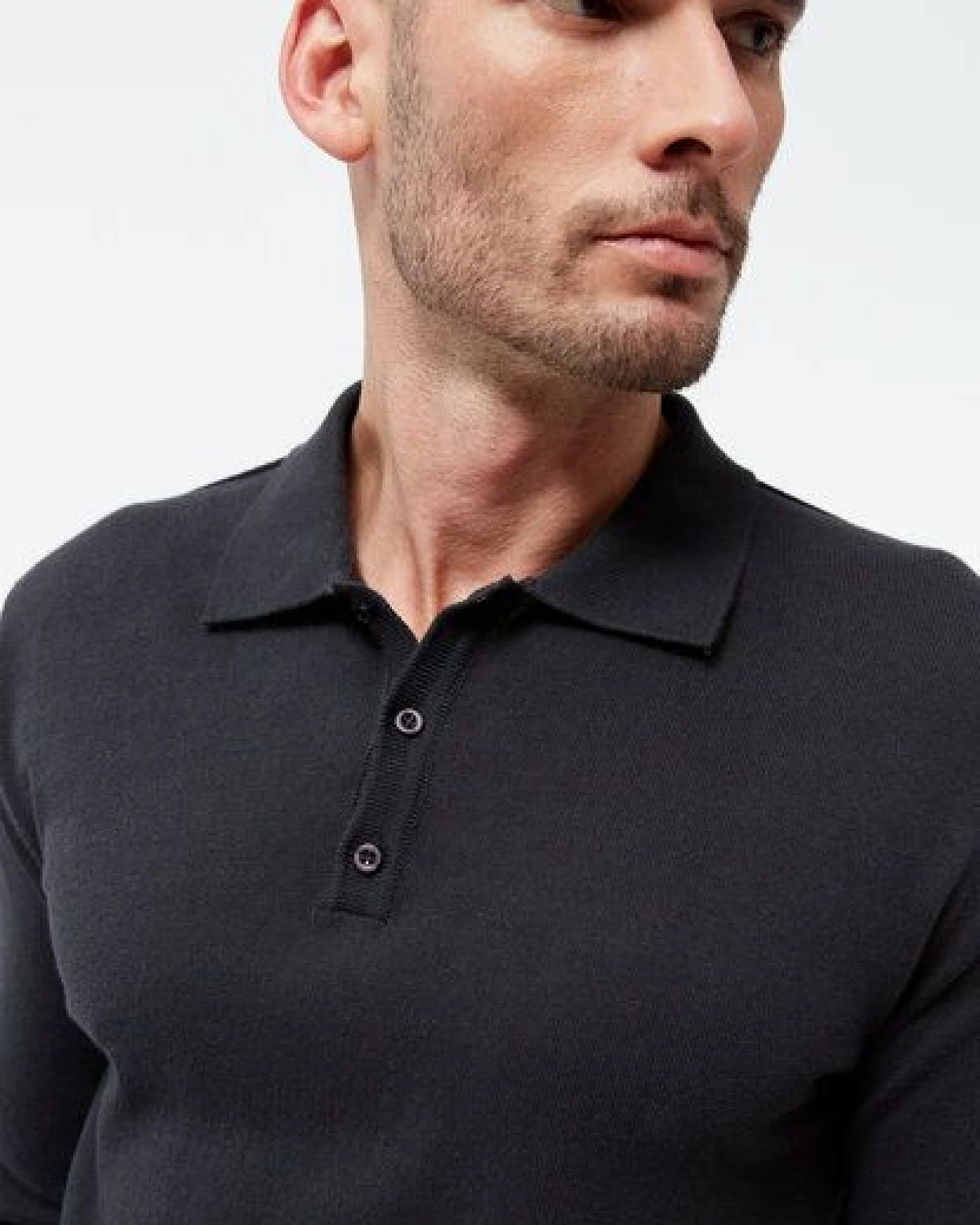 Givn Berlin Polo-Strickpullover GBLINO aus Bio-Baumwolle – Ansicht 3