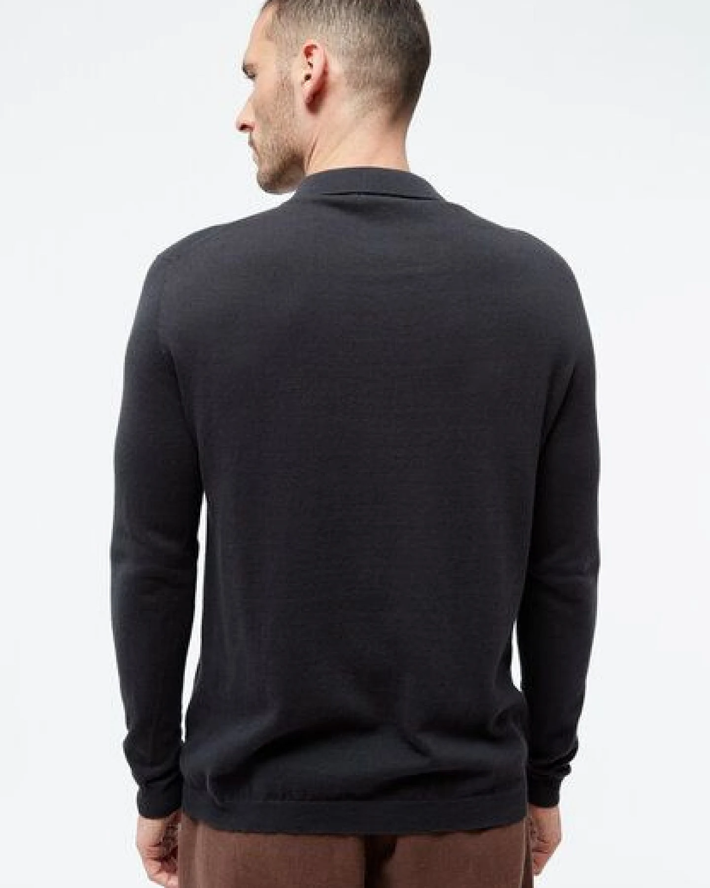 Givn Berlin Polo-Strickpullover GBLINO aus Bio-Baumwolle – Ansicht 4