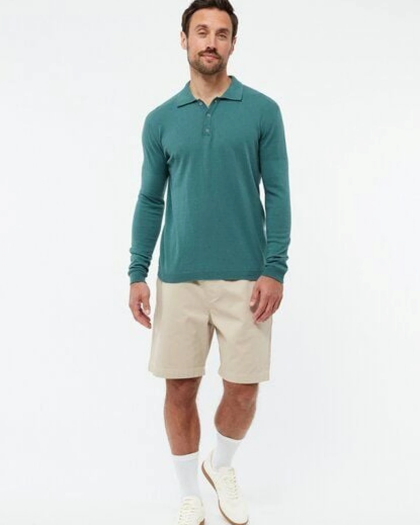 Givn Berlin Polo-Strickpullover GBLINO aus Bio-Baumwolle – Ansicht 2