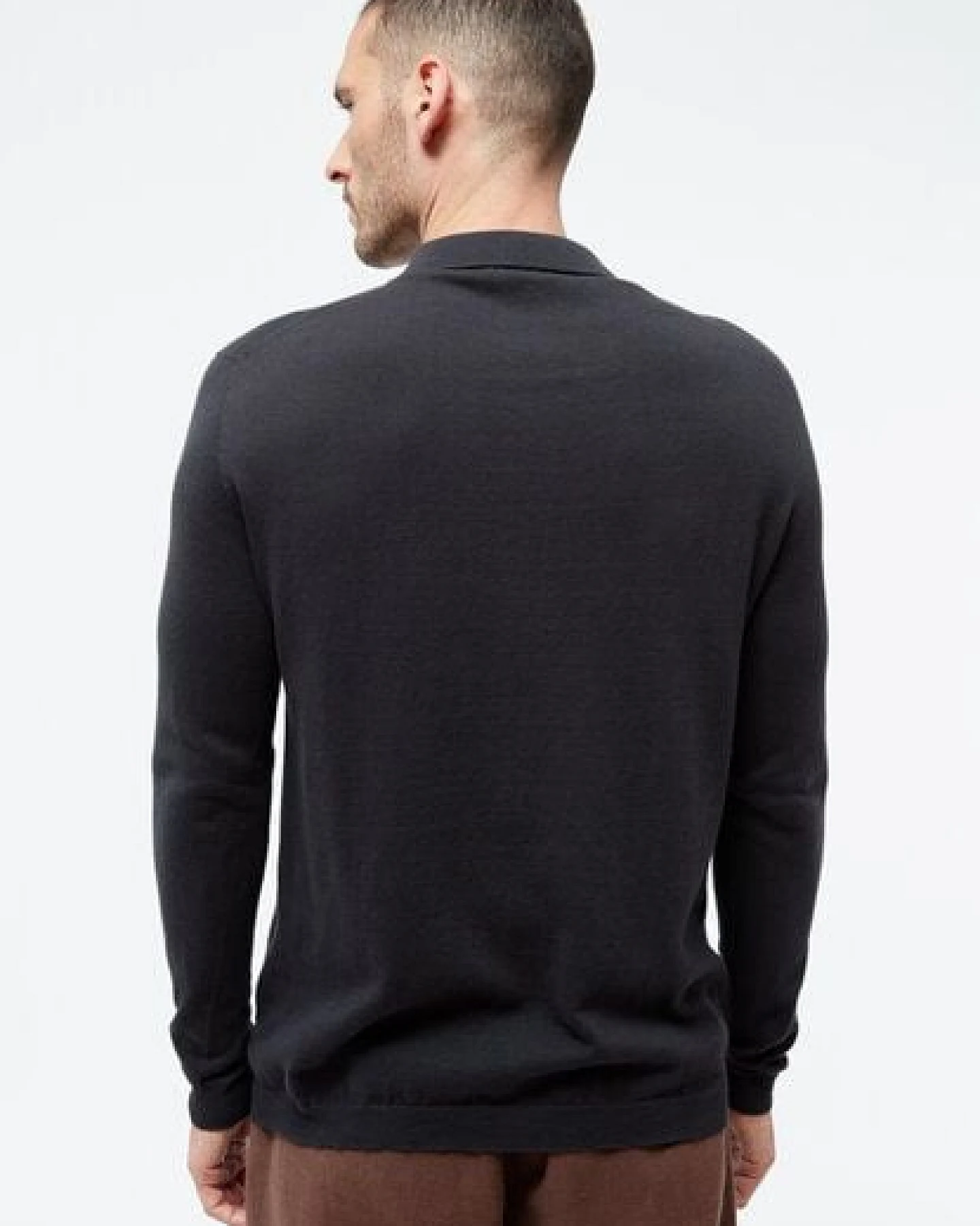Givn Berlin Polo-Strickpullover GBLINO aus Bio-Baumwolle – Ansicht 4